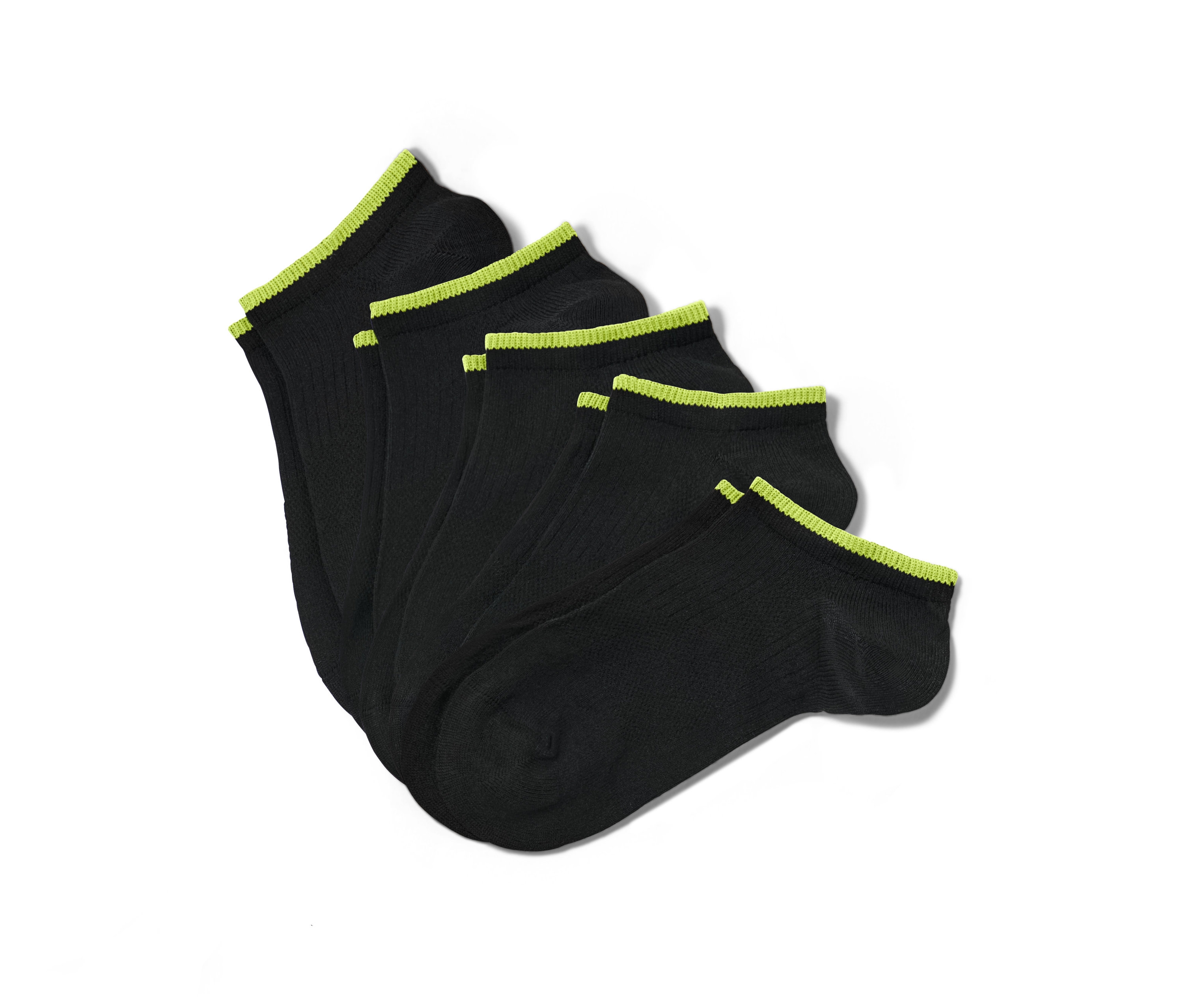 Tchibo - Skarpetki sportowe- zielony/czarny