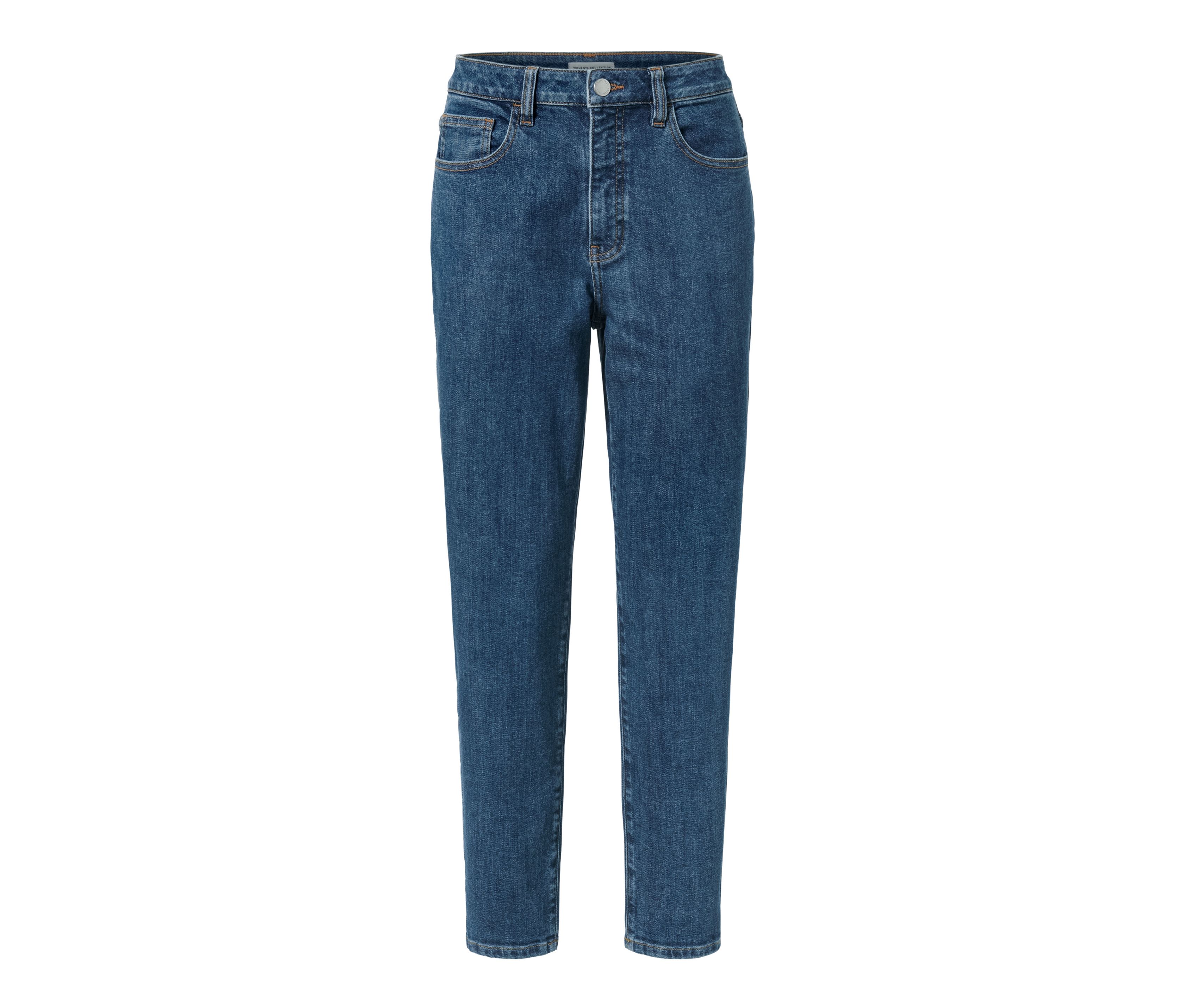 Tchibo - Spodnie dżinsowe typu Mom Jeans – fason „Nyla”, niebieski