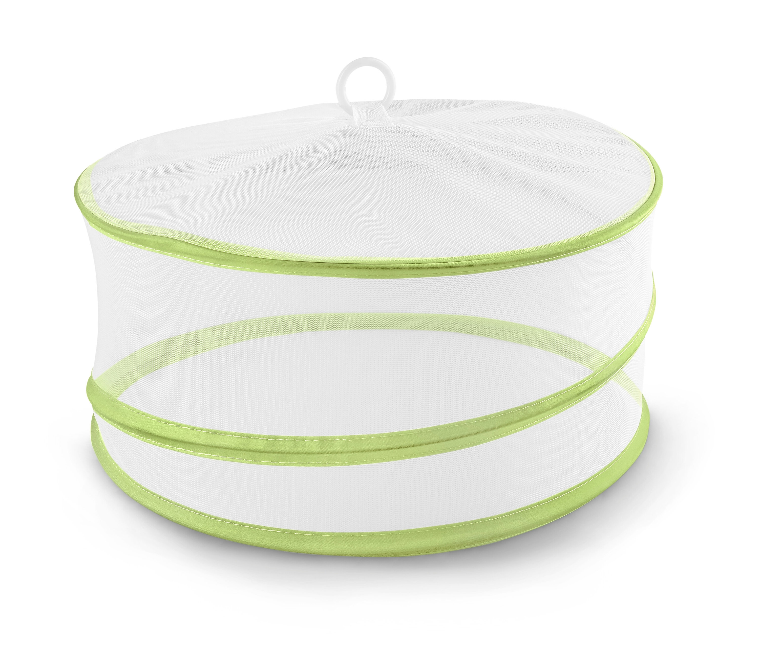 Tchibo - Składana osłona na żywność - kolor: biały/zielony