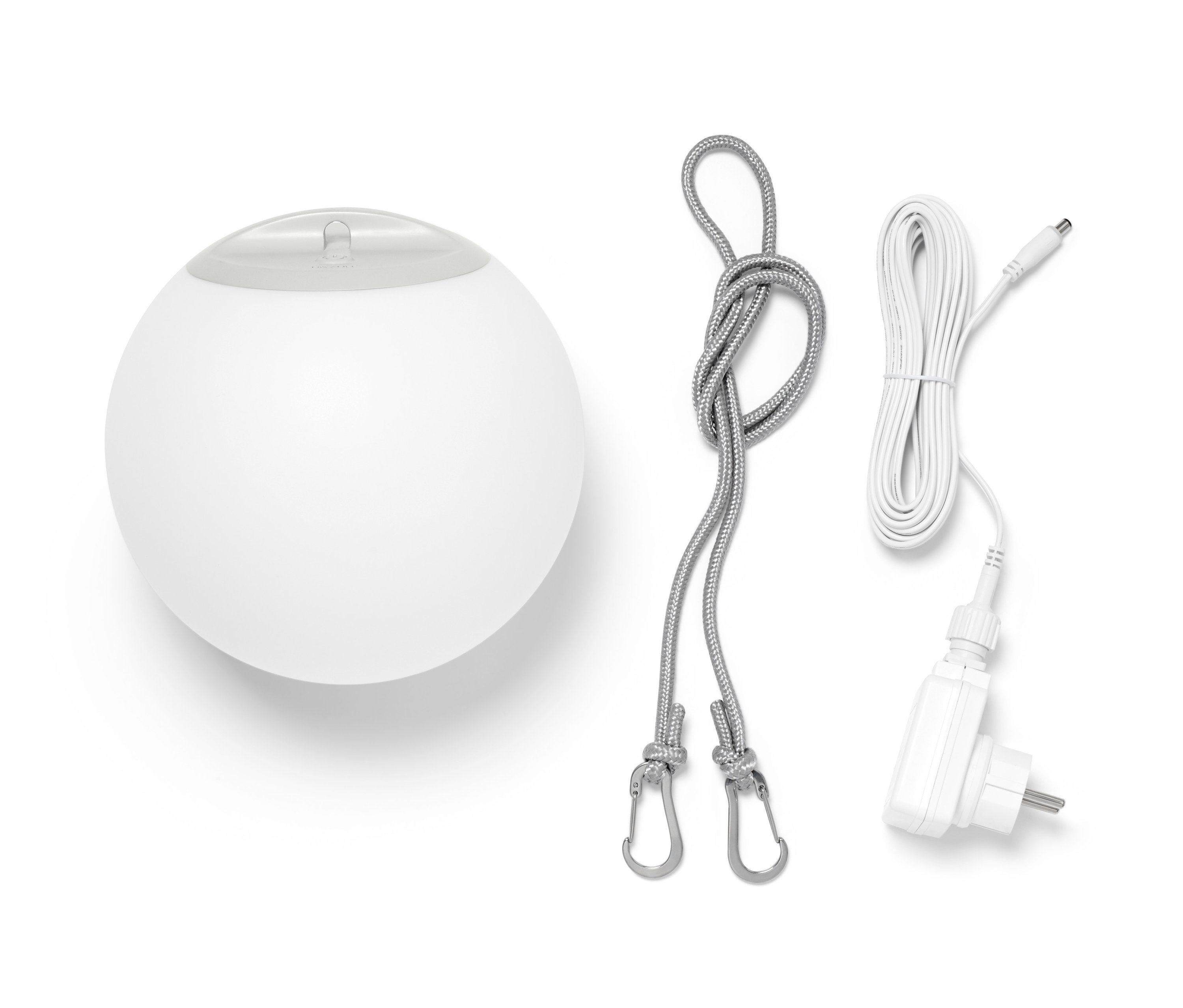 Tchibo - Akumulatorowa lampa wisząca LED - kolor: biały/szary