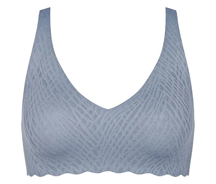 Miękki biustonosz sloggi ZERO Feel Bliss, bluish gray