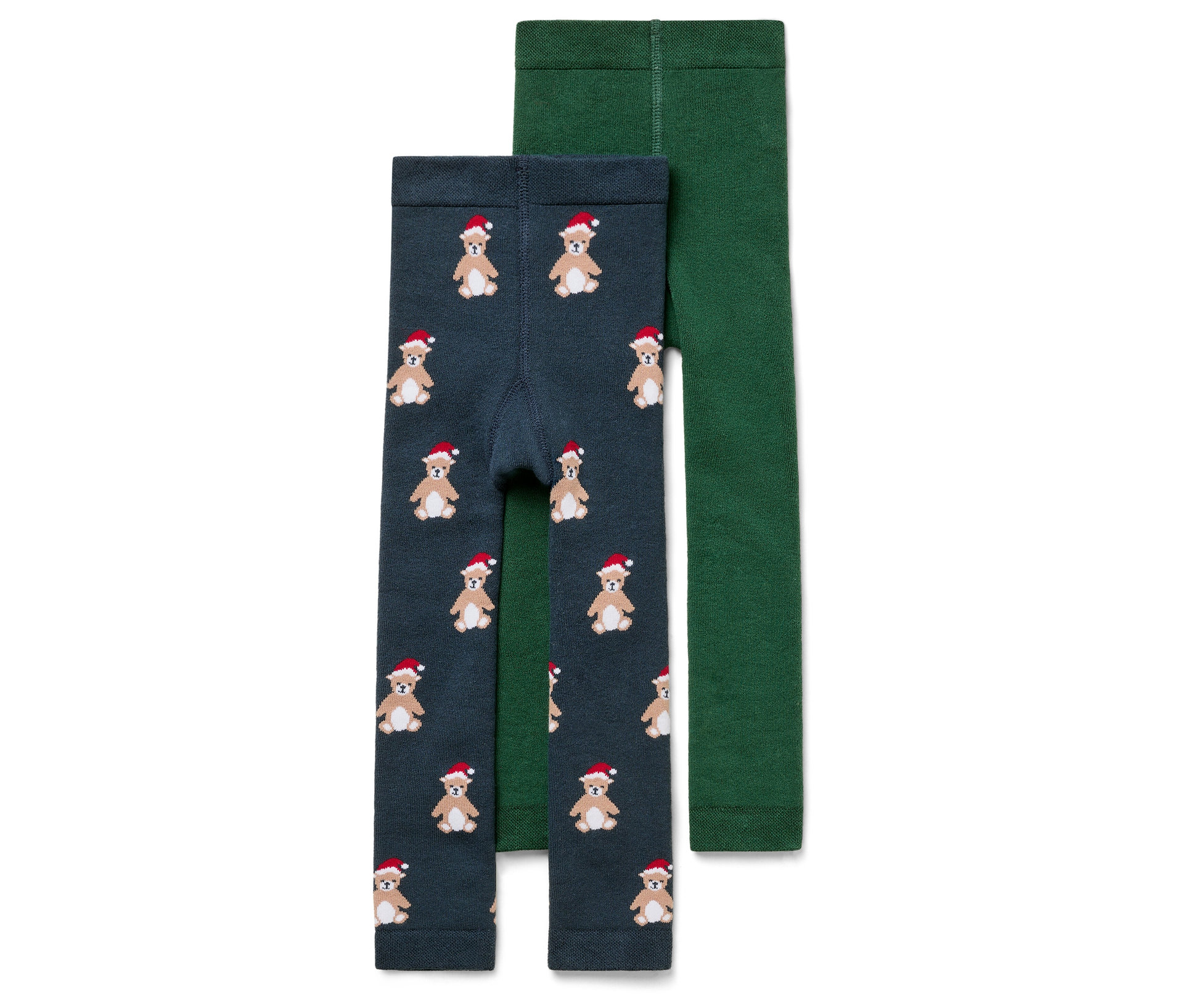 Tchibo - Dziecięce legginsy termoaktywne frotte- niebieski/zielony