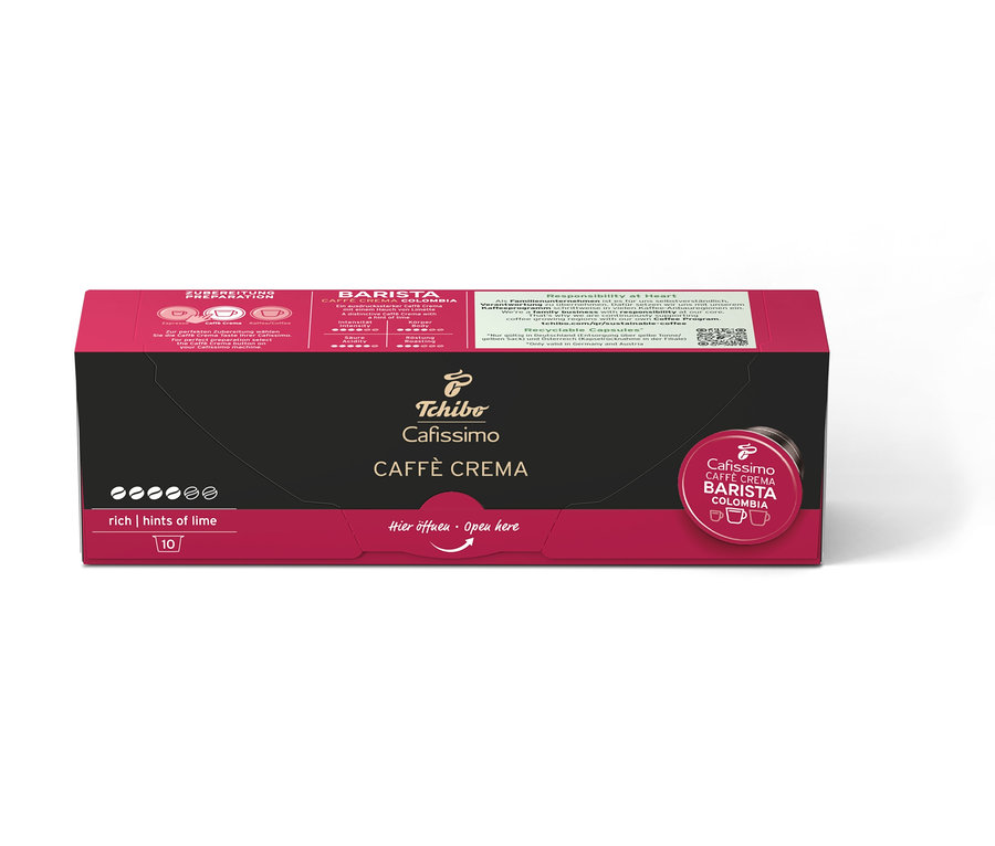 Paczka kapsułek do kawy Cafissimo Barista Colombia.