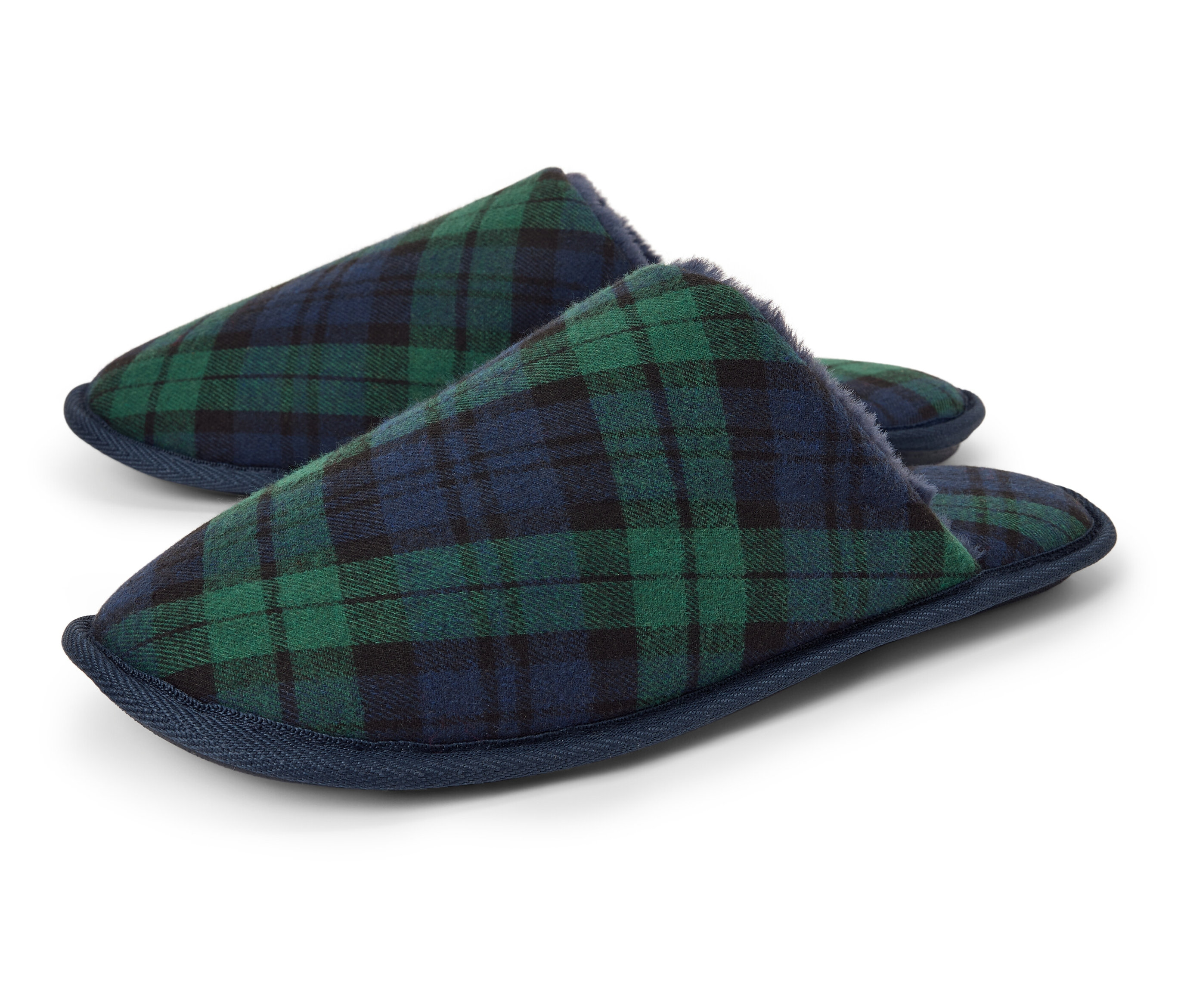 Tchibo - Kapcie- czarny/zielony/w kratkę