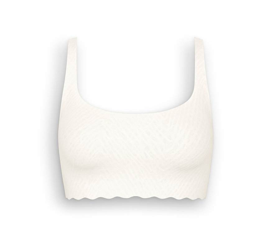 Biały top Sloggi ZERO Feel Bliss.