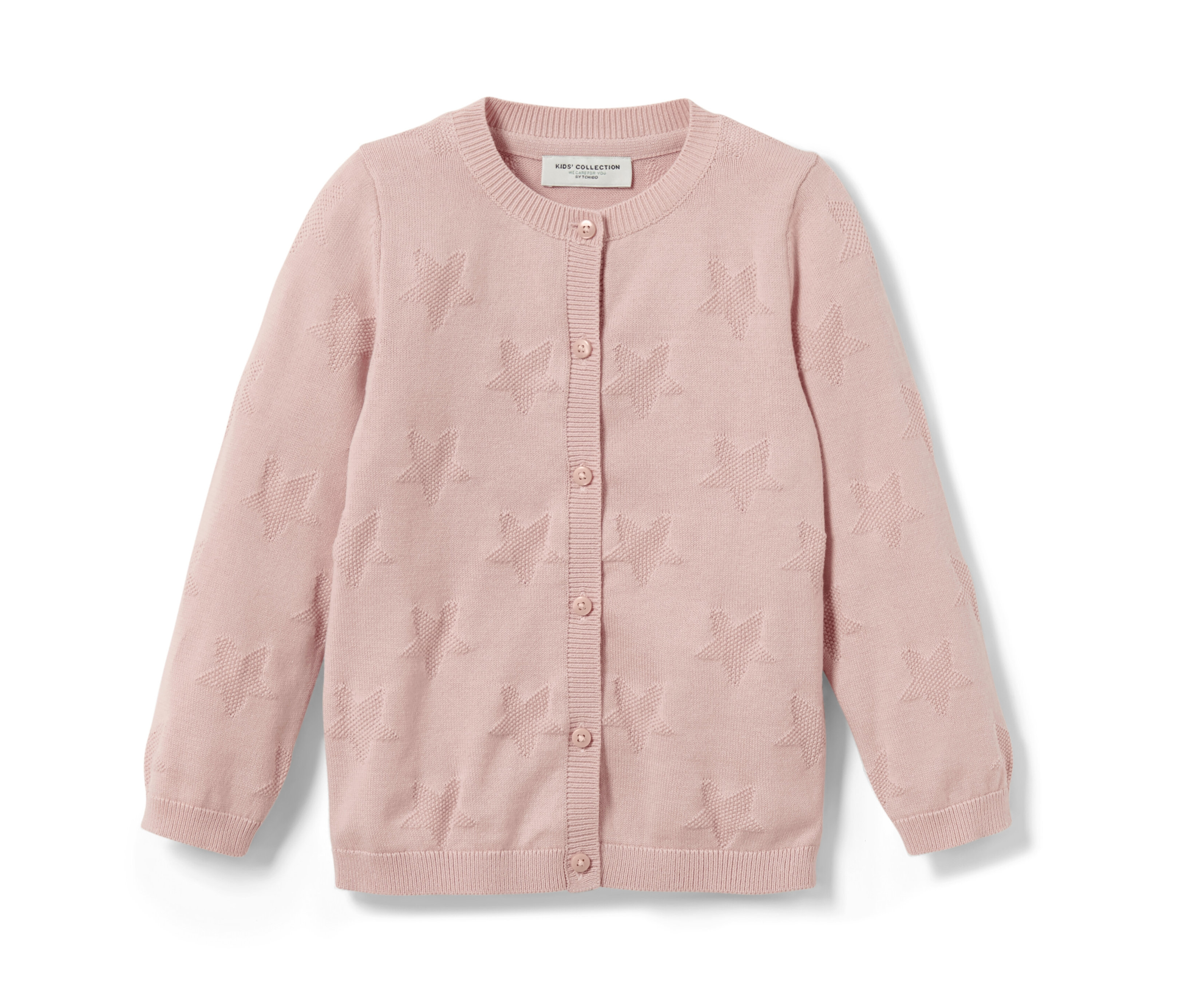 Tchibo - Dziecięcy sweter z dzianiny- różowy