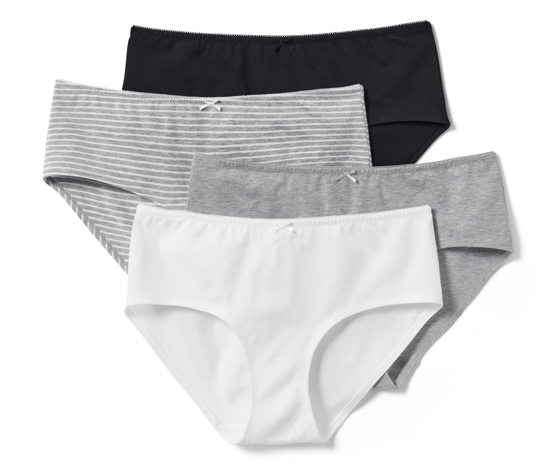 Tchibo - Figi, 4 pary, basic/w paski