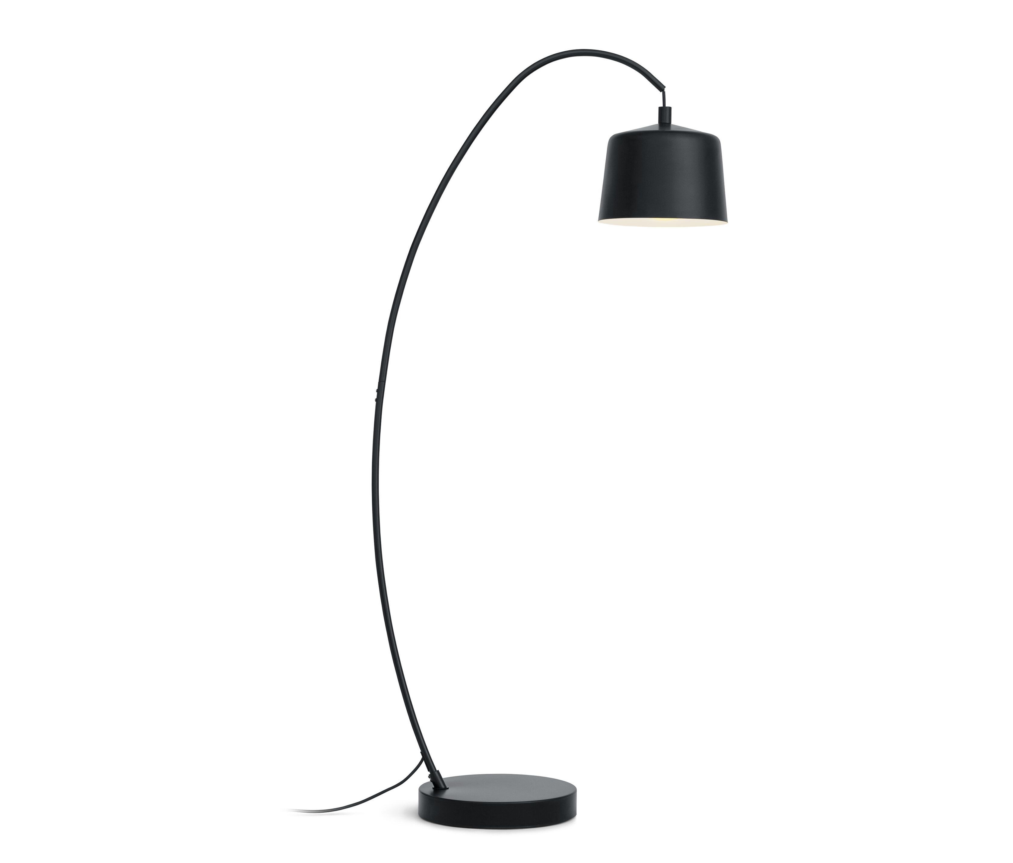Tchibo - Stojąca lampa metalowa - kolor: czarny