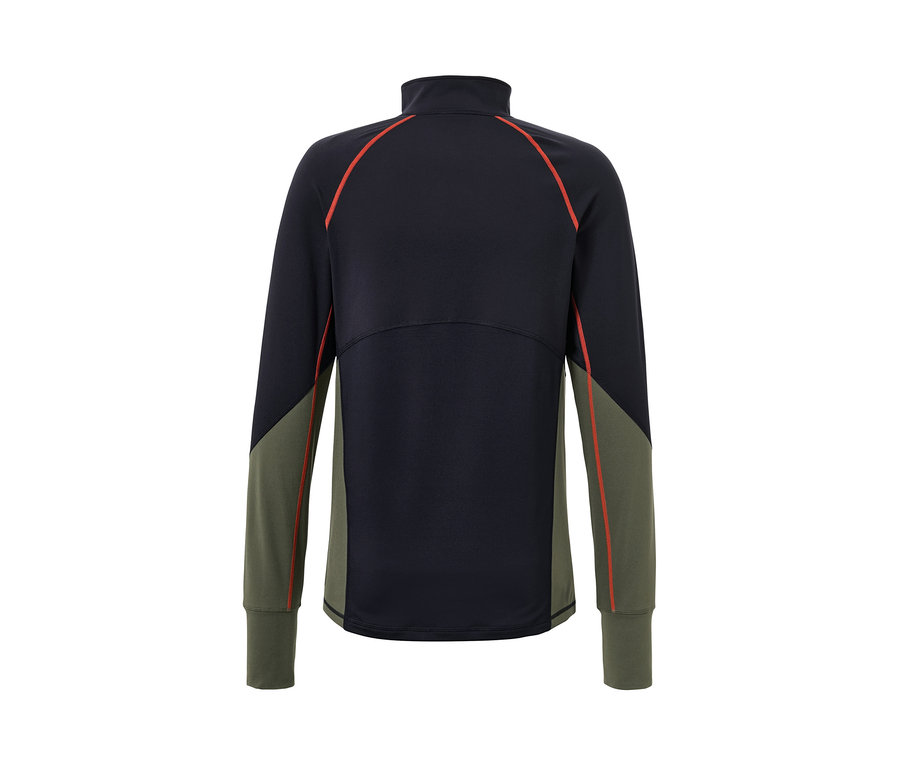 Zdjęcie z tyłu termoaktywnej bluzy funkcyjnej.