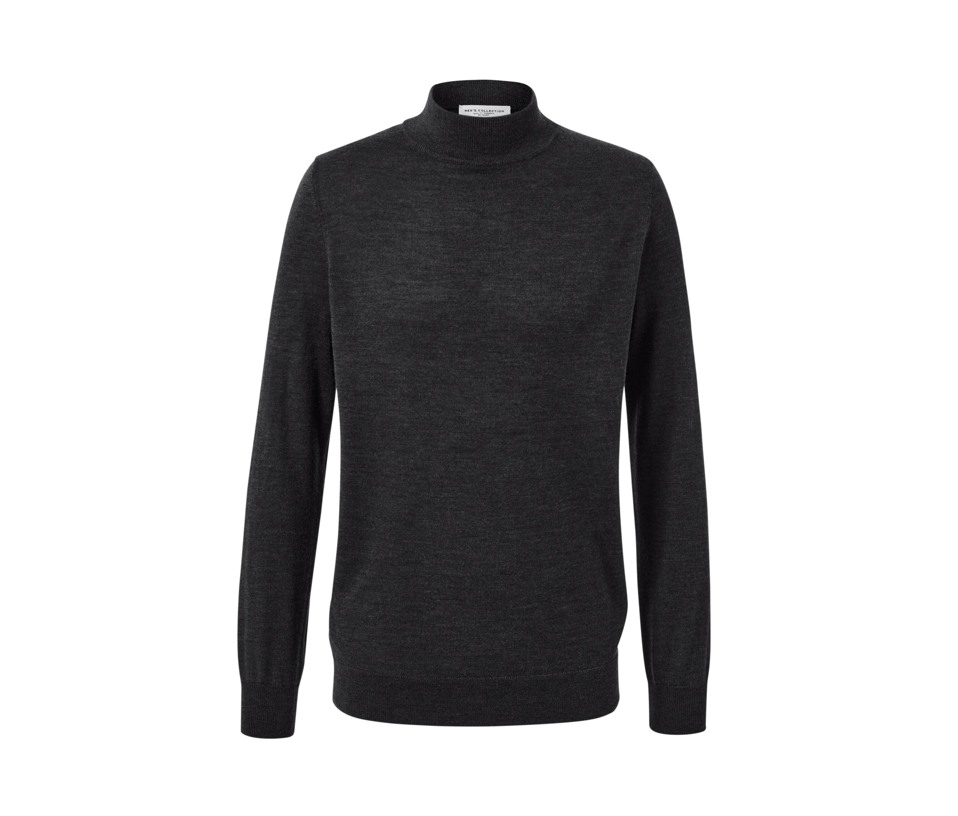 Tchibo - Sweter z wełny merino, szary