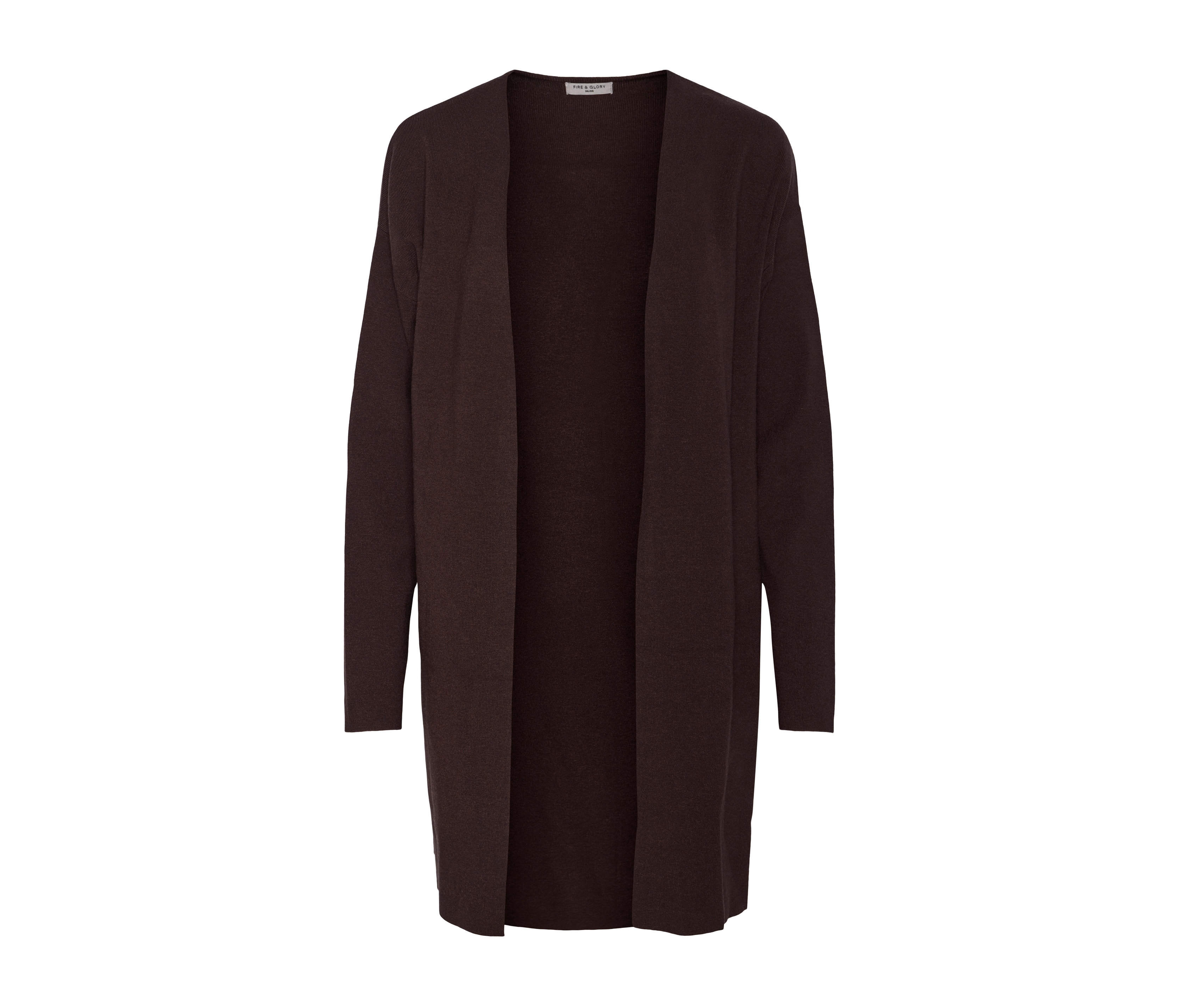 Tchibo - Niezapinany kardigan- brązowy