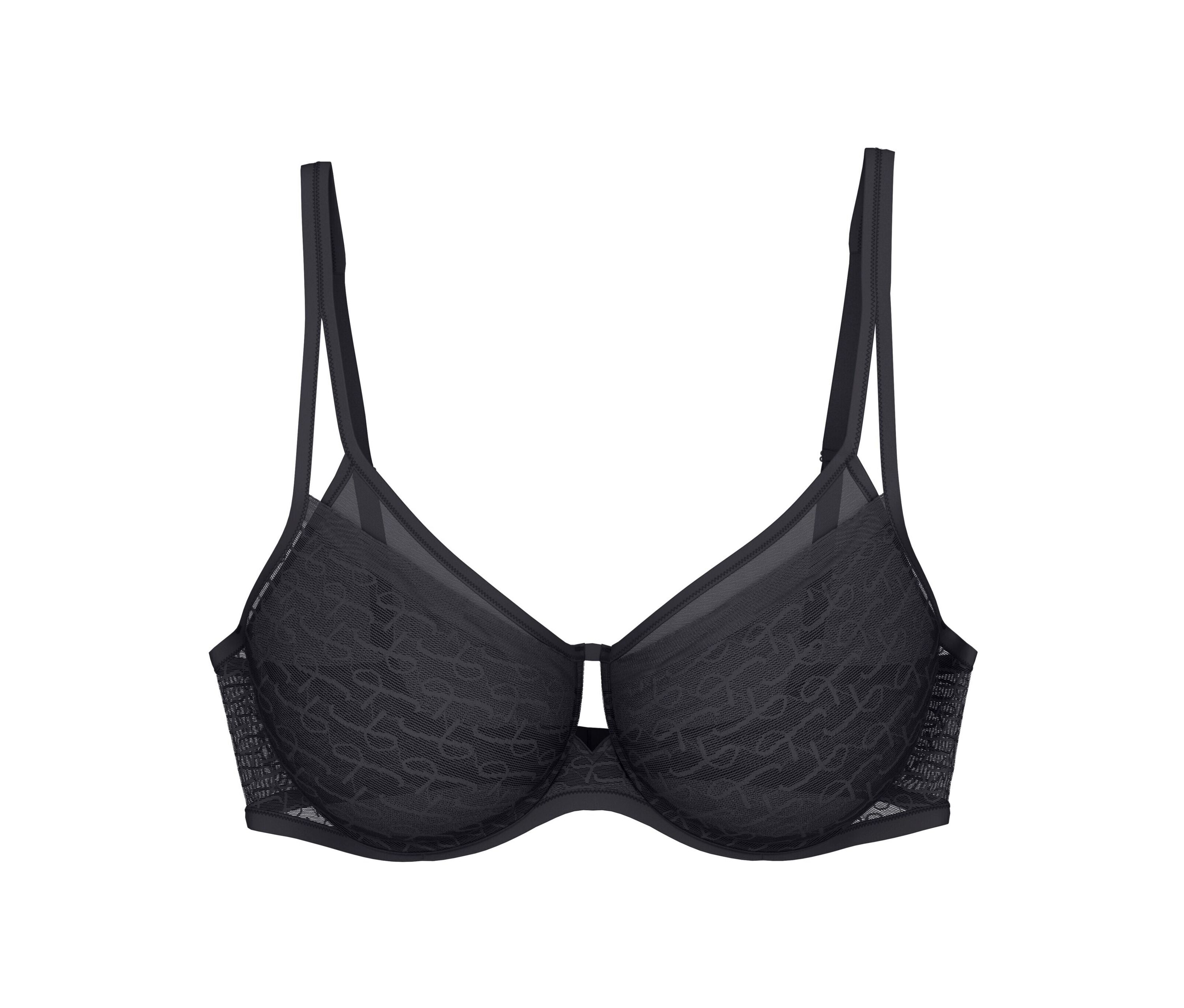 Biustonosz Triumph Signature Sheer Minimizer, czarny