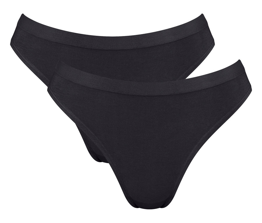 Dwie czarne figi Sloggi GO Sense High leg.