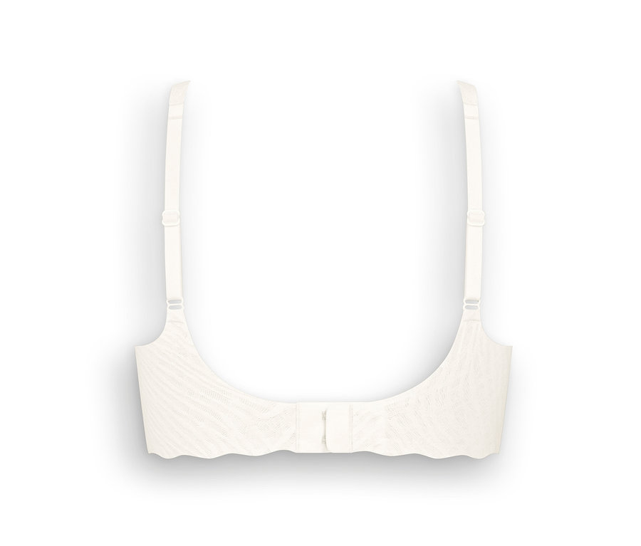 Szczegółowy widok miękkiego biustonosza sloggi ZERO Feel Bliss, silk white.