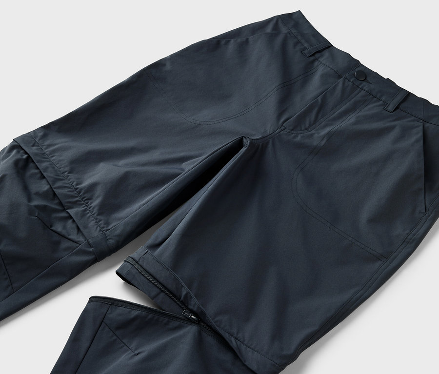 Granatowe spodnie funkcyjne 2 w 1.