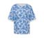 Jasnoniebieska bluza dresowa we wzory.