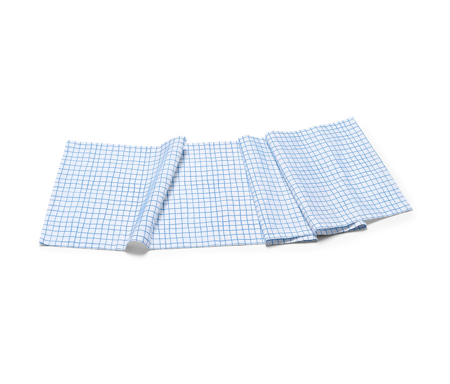 Bieżnik z nadrukiem na całej powierzchni.