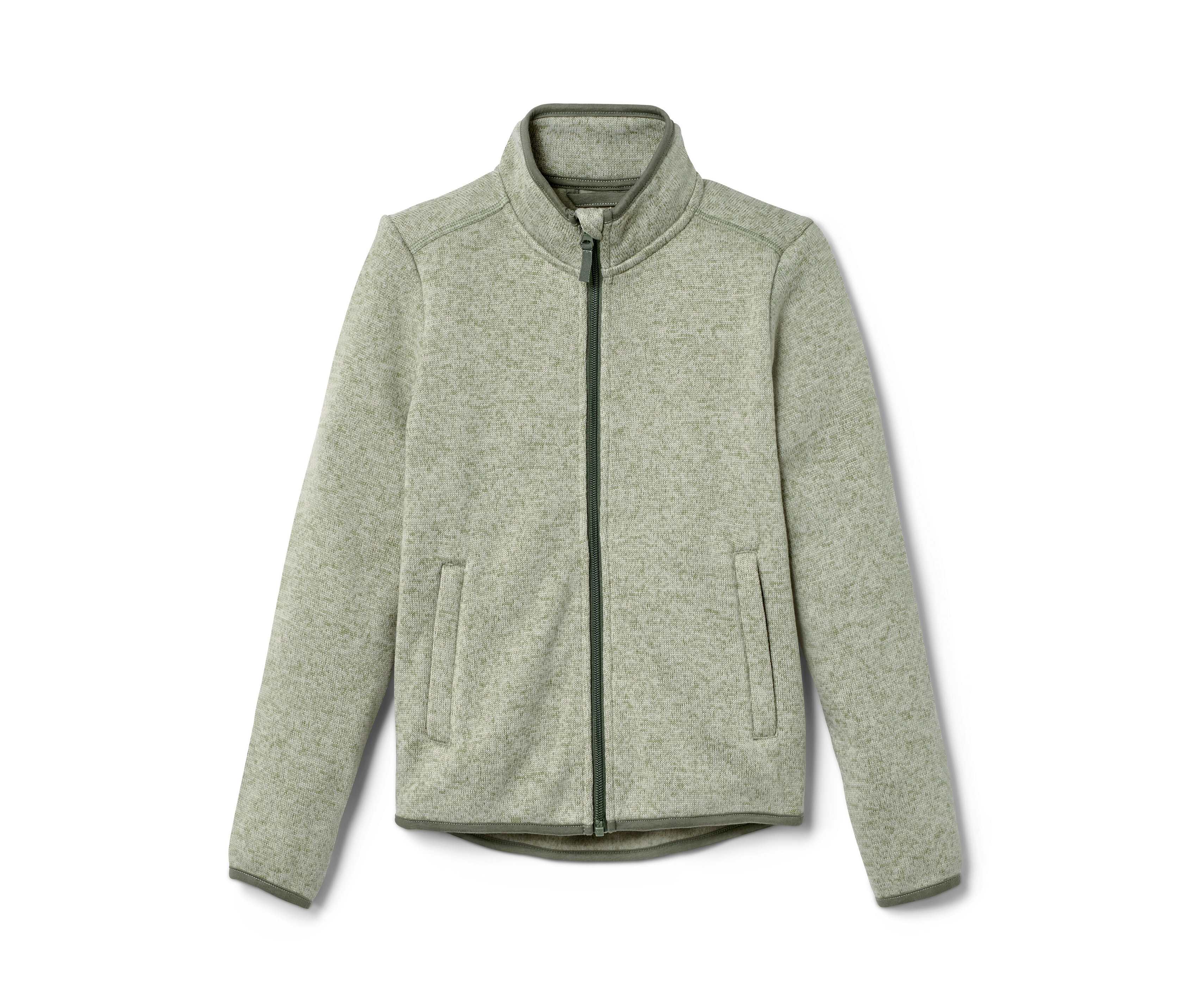 Tchibo - Bluza z dzianiny polarowej- zielony