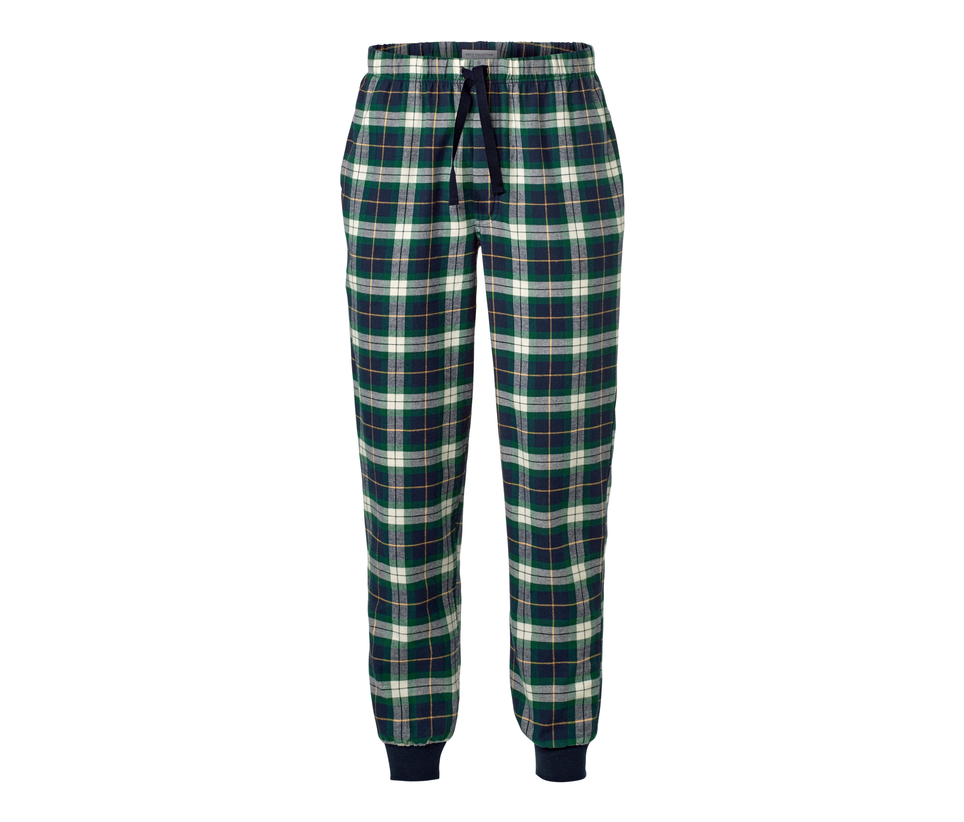 Tchibo - Flanelowe spodnie rekreacyjne- niebieski/czerwony/w kratkę