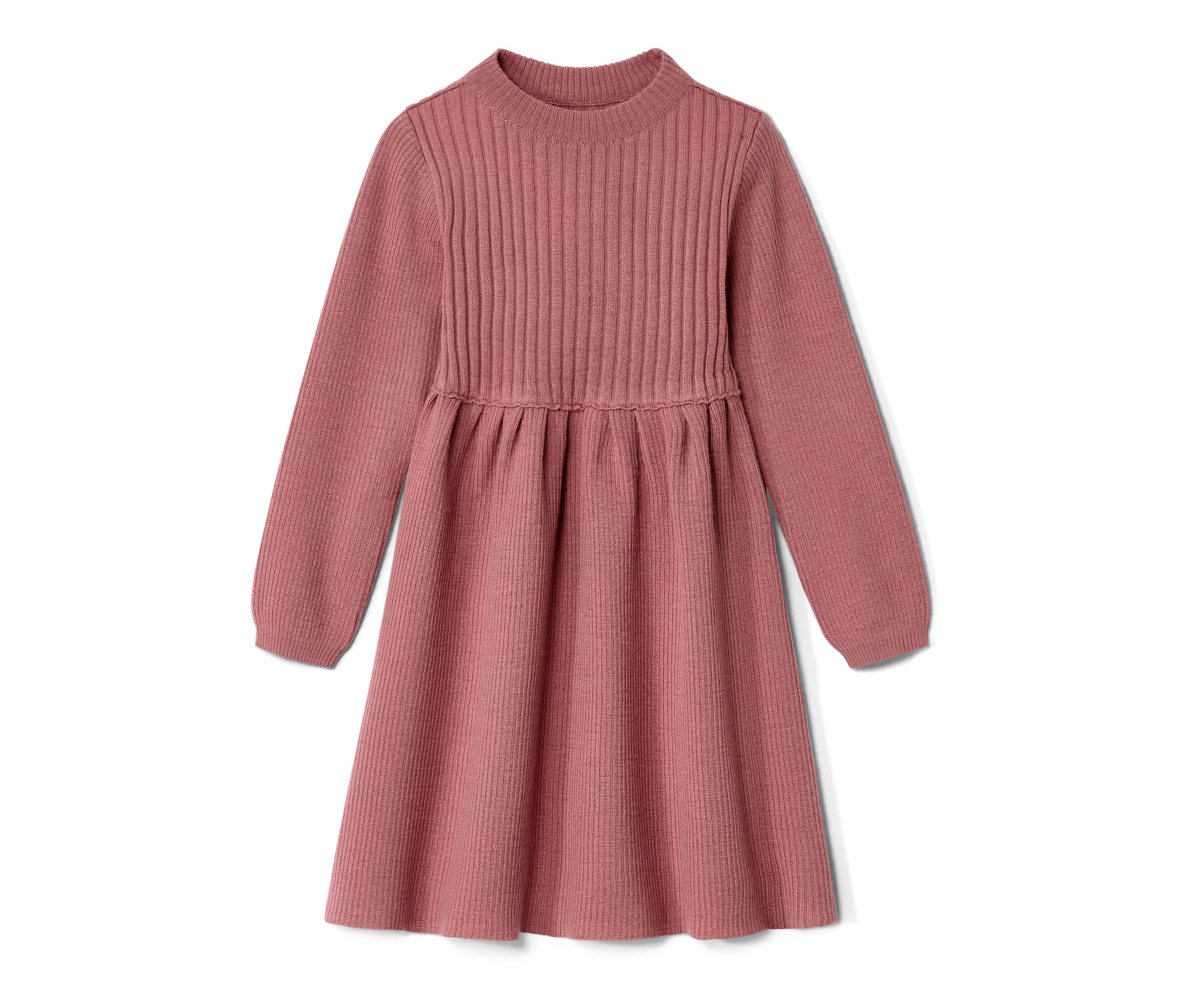 Tchibo - Dziecięca sukienka z dzianiny merino - kobieta- różowy
