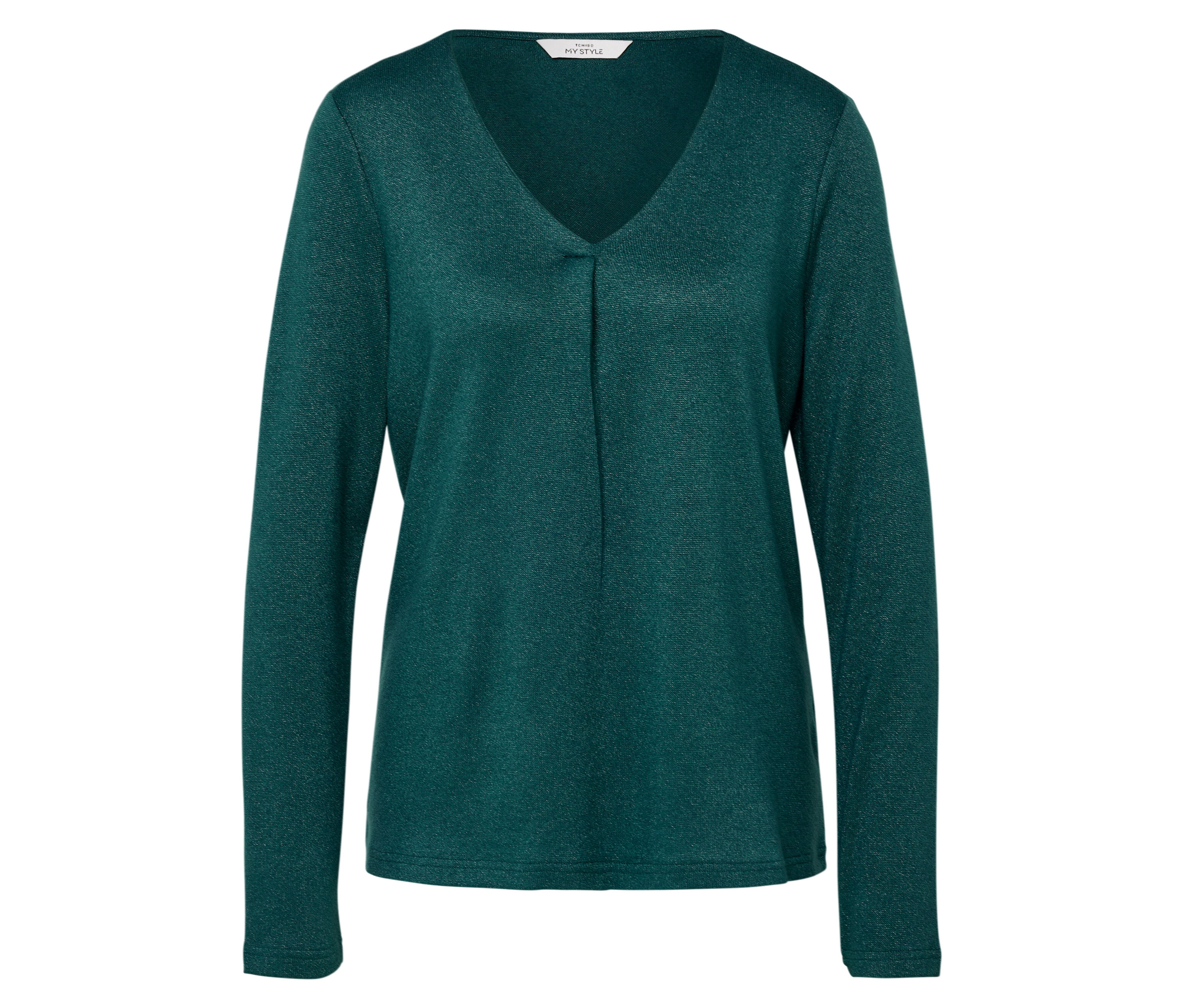 Tchibo - Błyszcząca bluzka, zielony