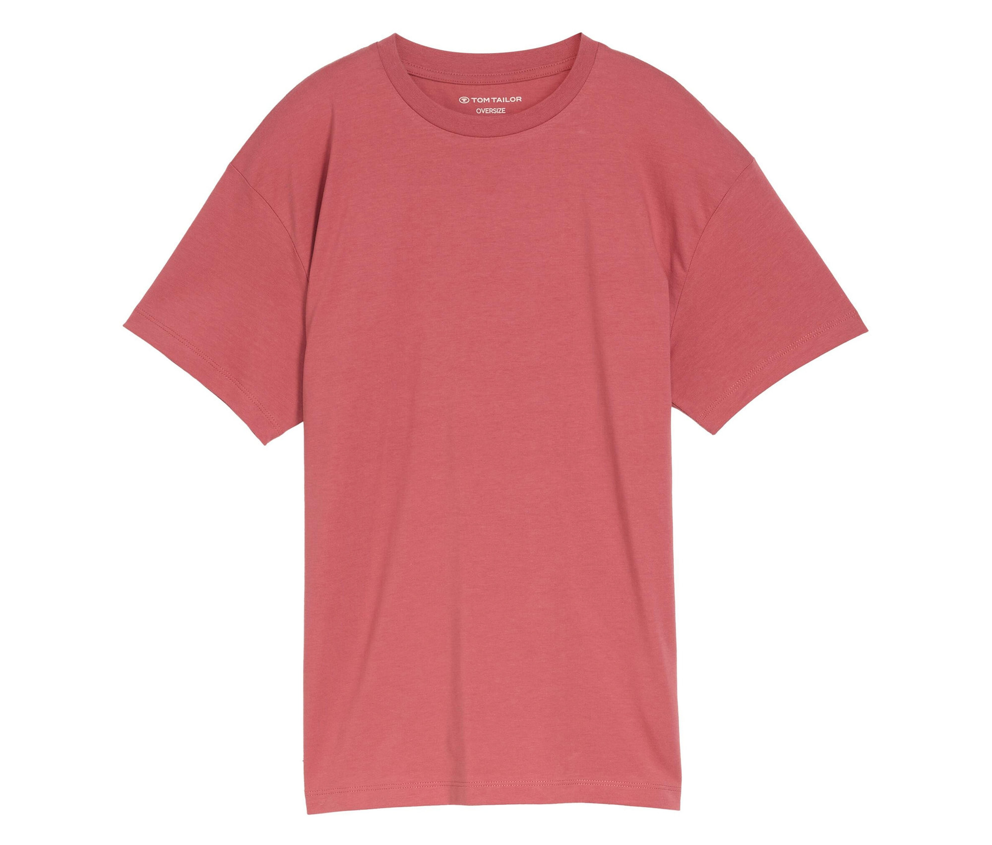 Koszulka oversize Tom Tailor - mężczyzna- czerwony