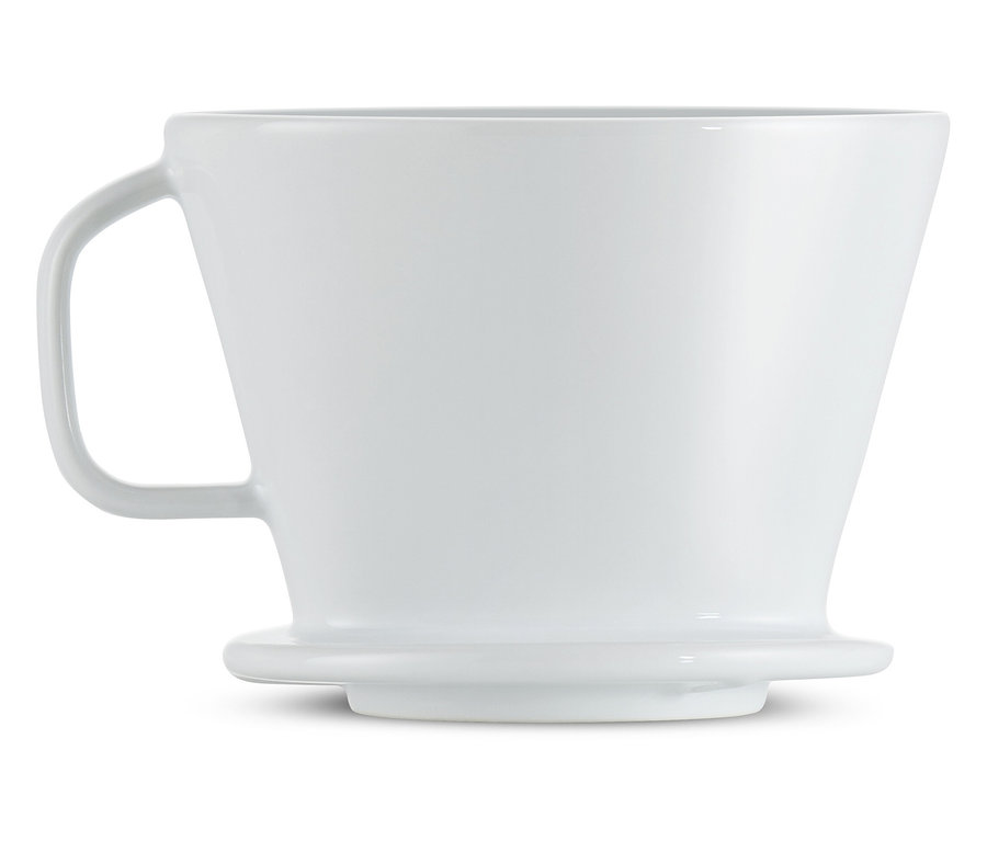 Ręczny filtr do kawy, rozm. 2, biały