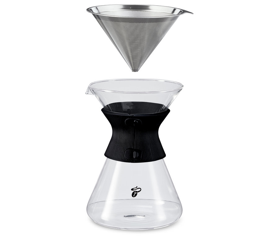 Ilustracja szklanej karafki BEEM Pour Over o pojemności 0,75 l.