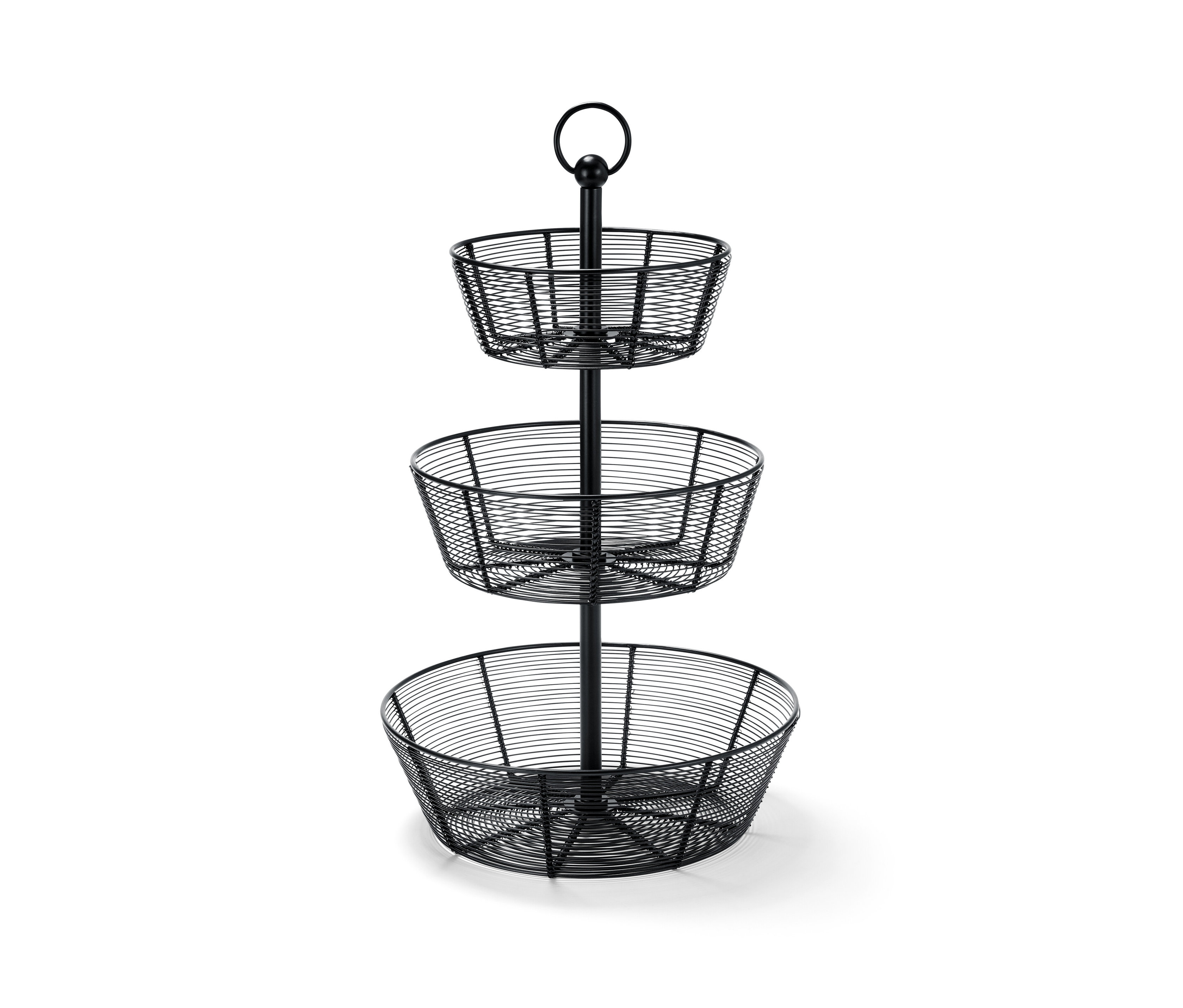 Tchibo - Patera piętrowa - kolor: czarny