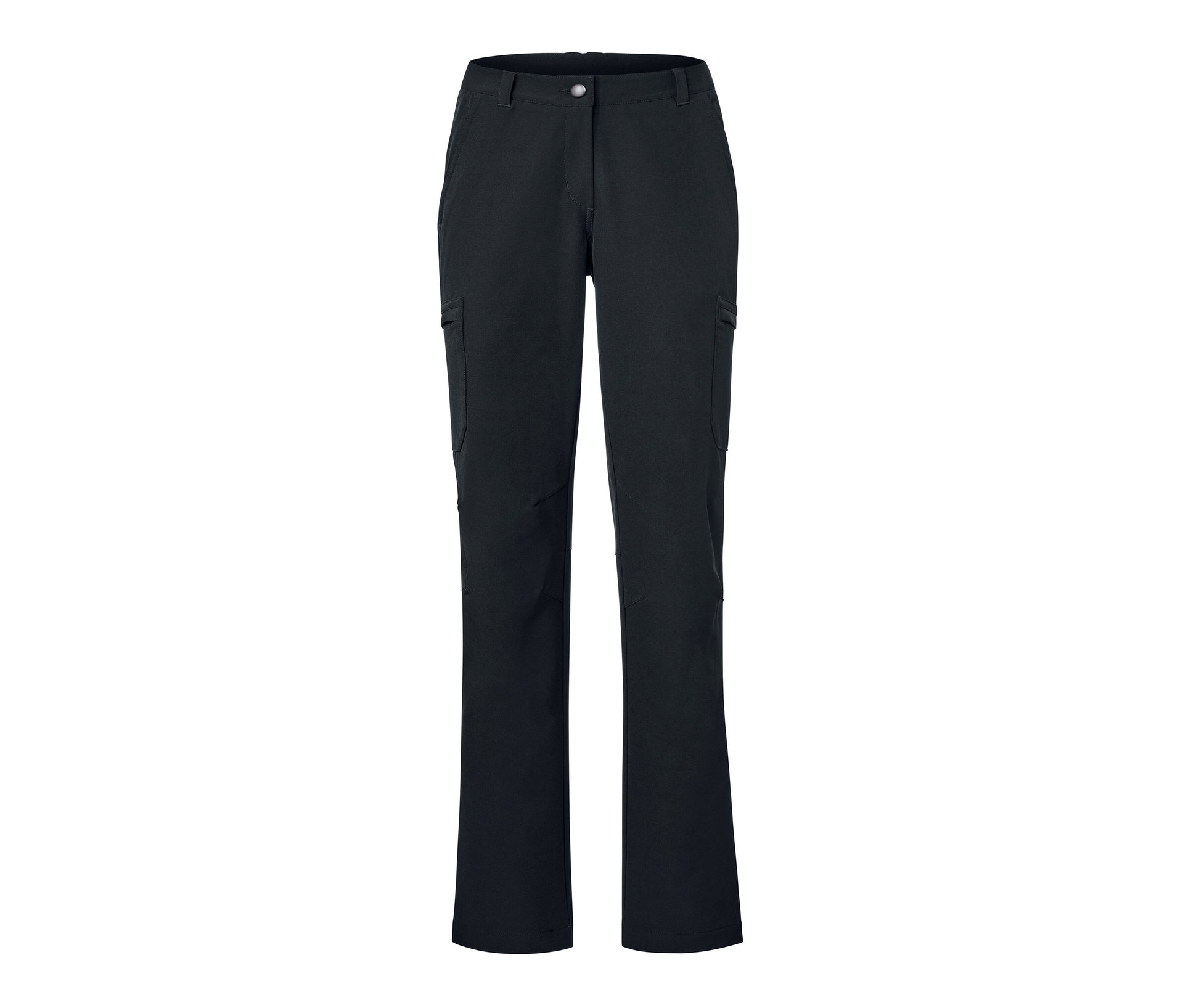 Tchibo - Spodnie cargo z softshellu, czarne