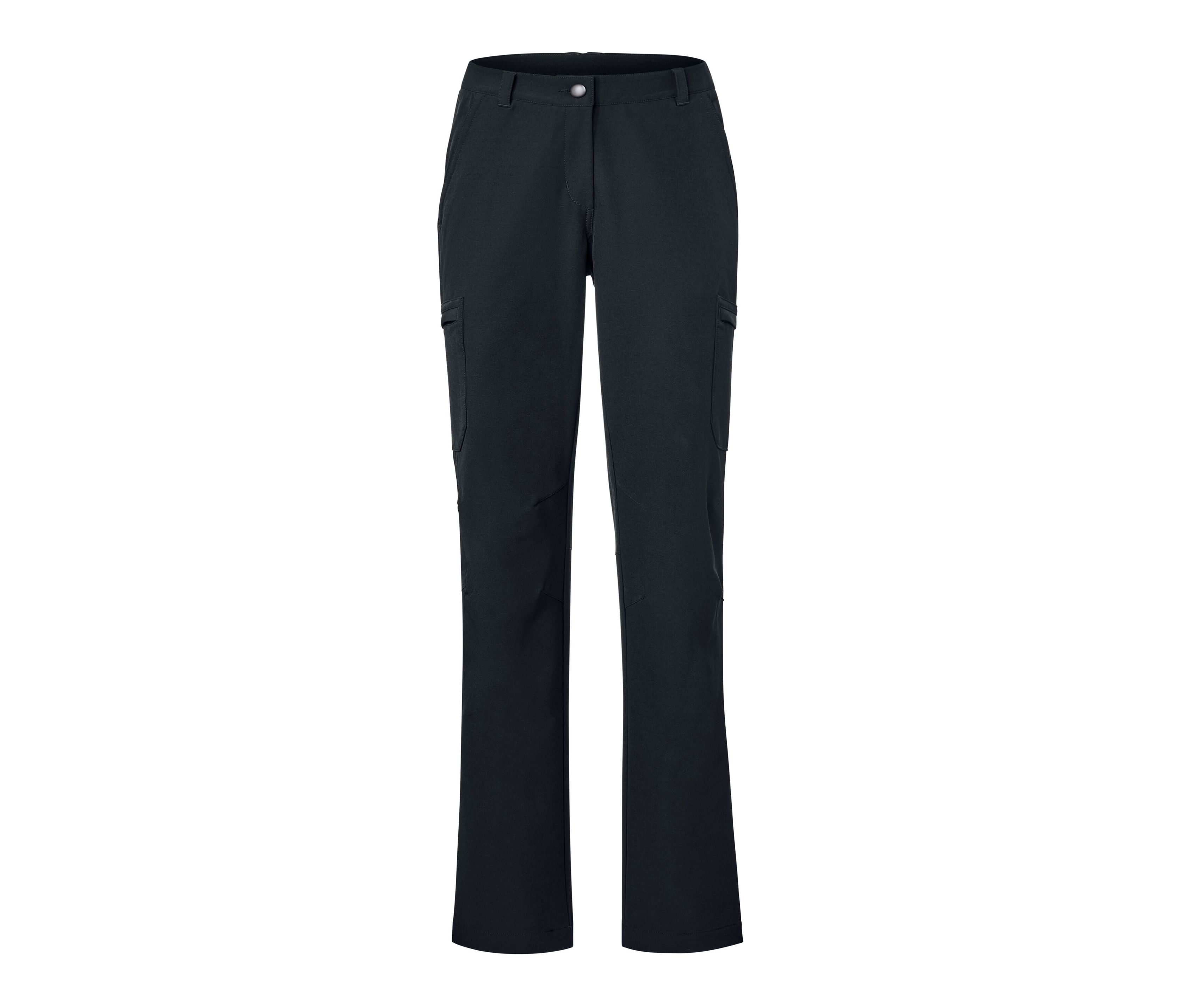 Tchibo - Spodnie cargo z softshellu, czarny