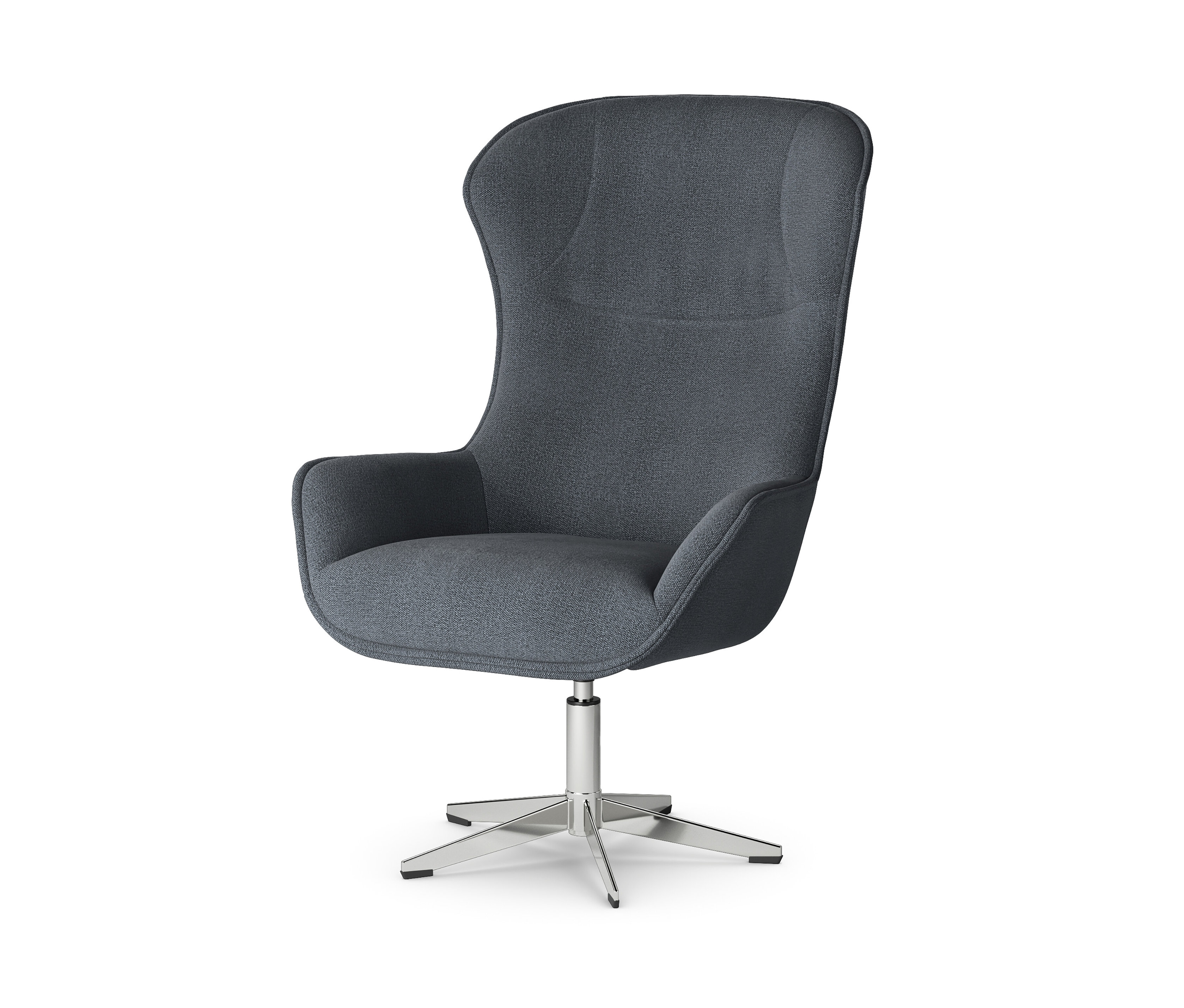 Tchibo - Fotel obrotowy - kolor: szary