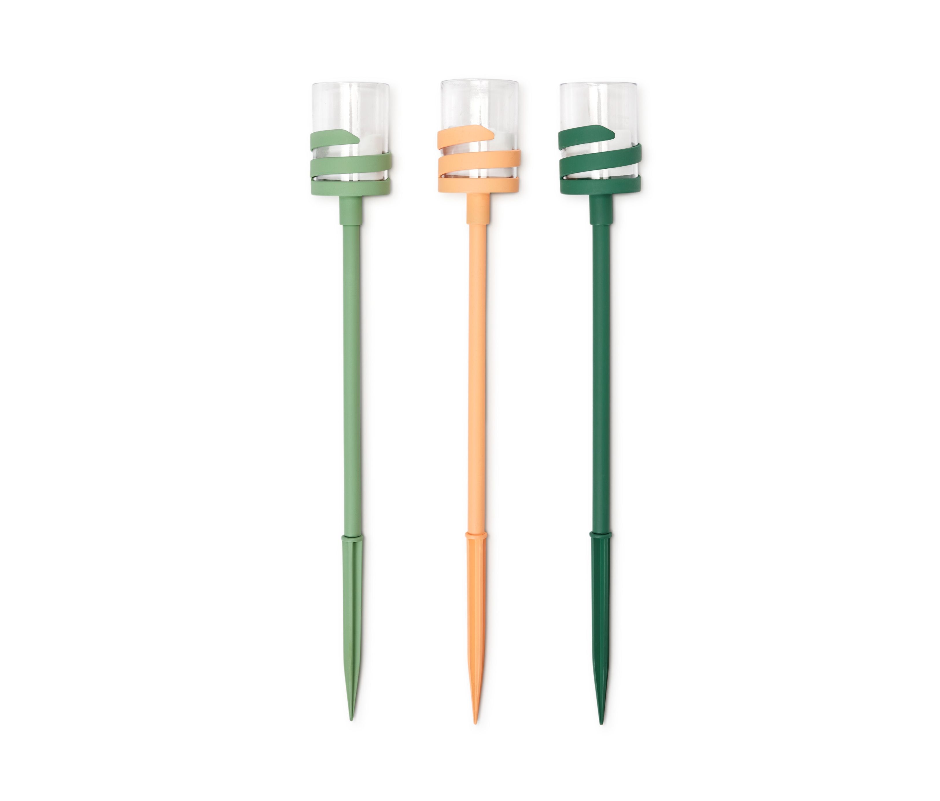 Tchibo - Ogrodowe lampy LED ze szpikulcem - kolor: zielony