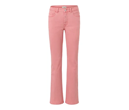 Koralowe dżinsy bootcut „Lou”.