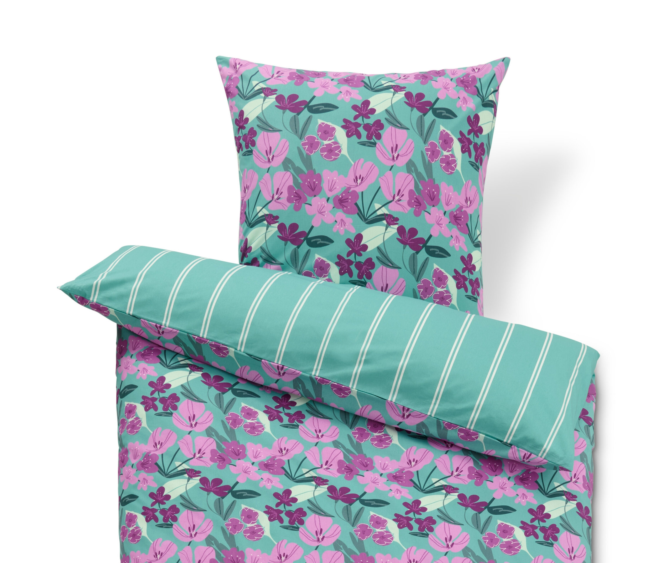 Tchibo - Pościel z bawełny renforcé - kolor: zielony