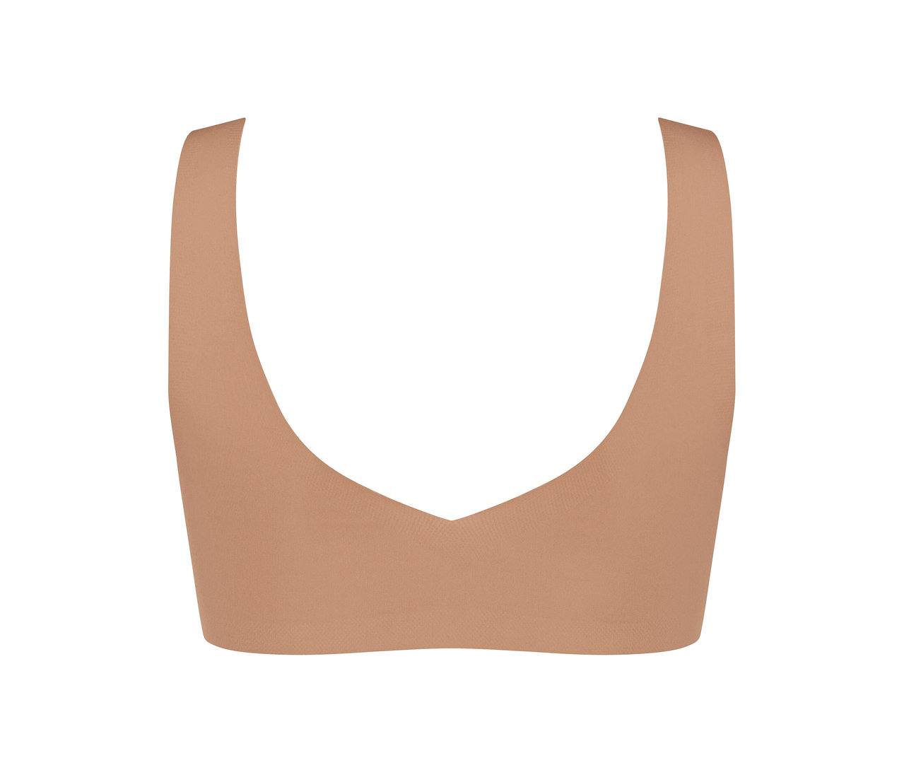 Biustonosz bralette sloggi ZERO Feel 2.0 w kolorze nostalgiczny brąz.