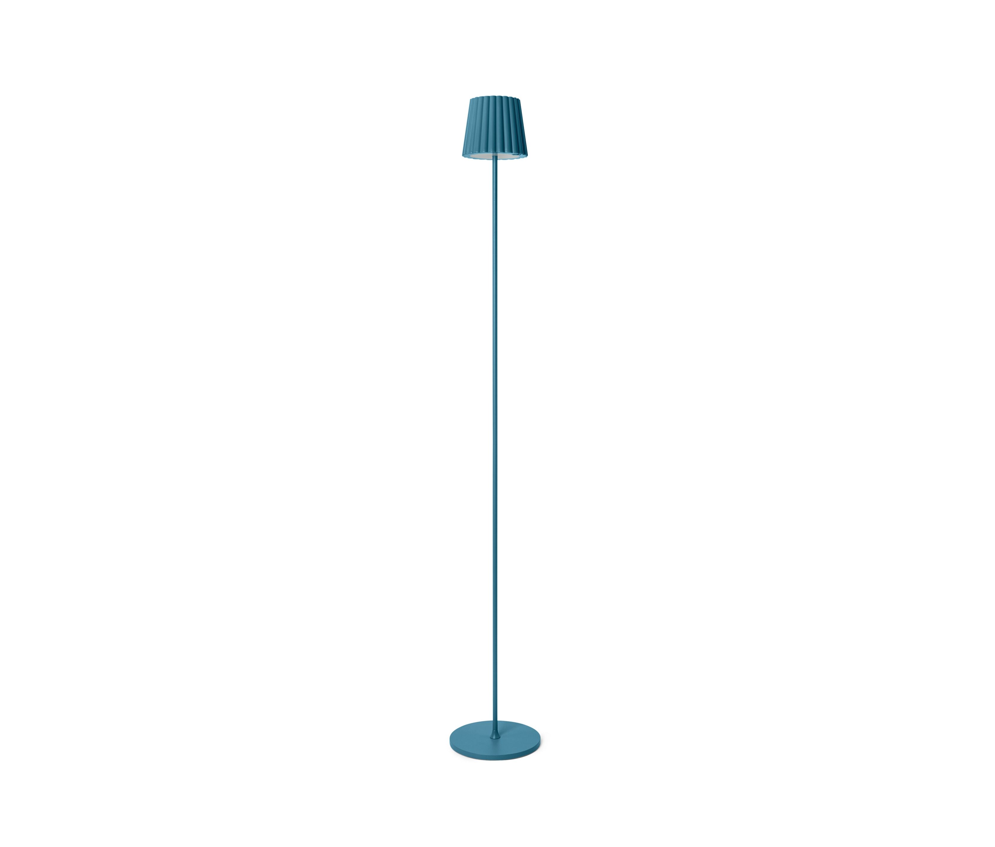 Tchibo - Akumulatorowa lampa stojąca LED do użytku na zewnątrz - kolor: niebieski