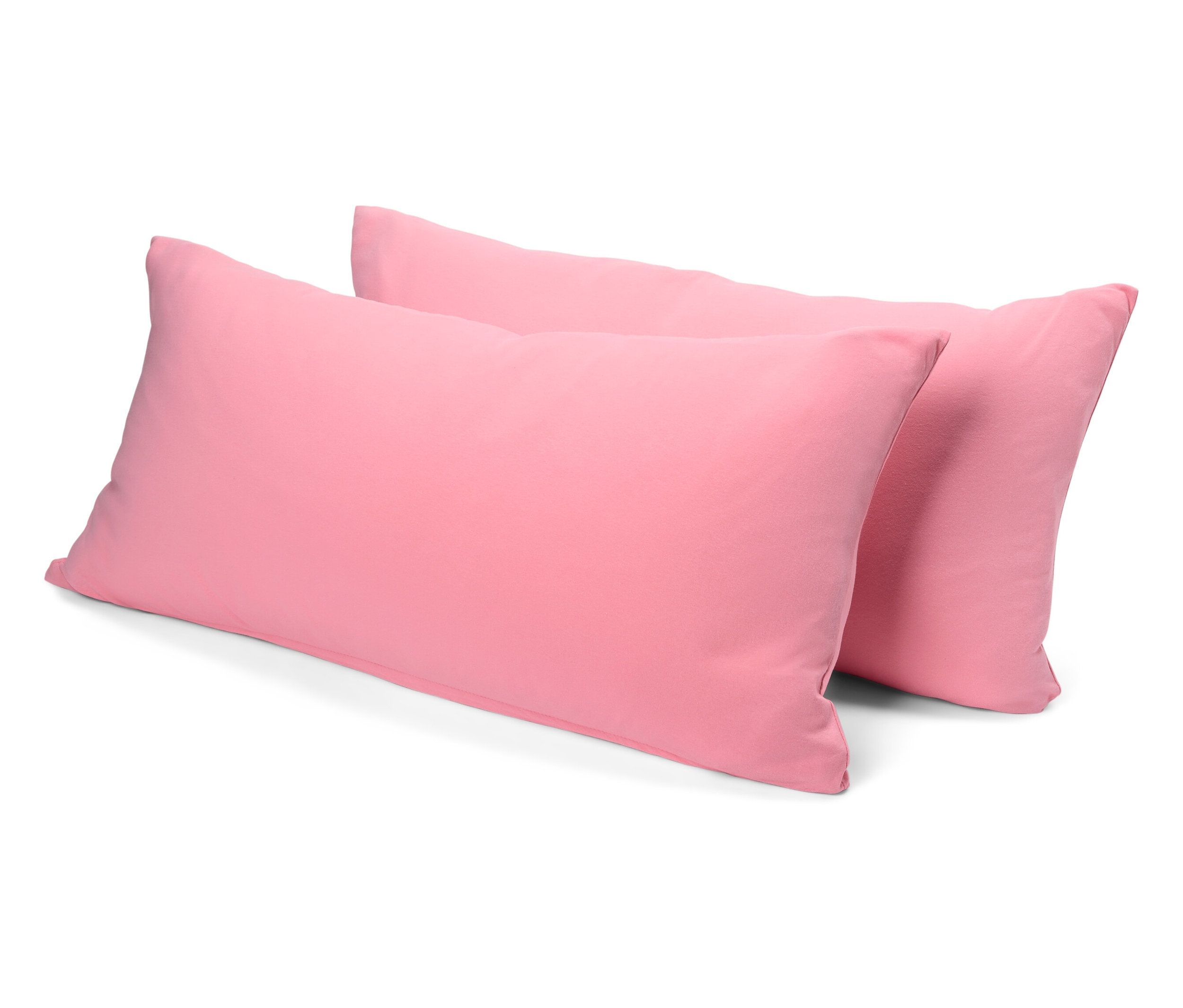 Tchibo - Dżersejowe poszewki na poduszki - kolor: różowy