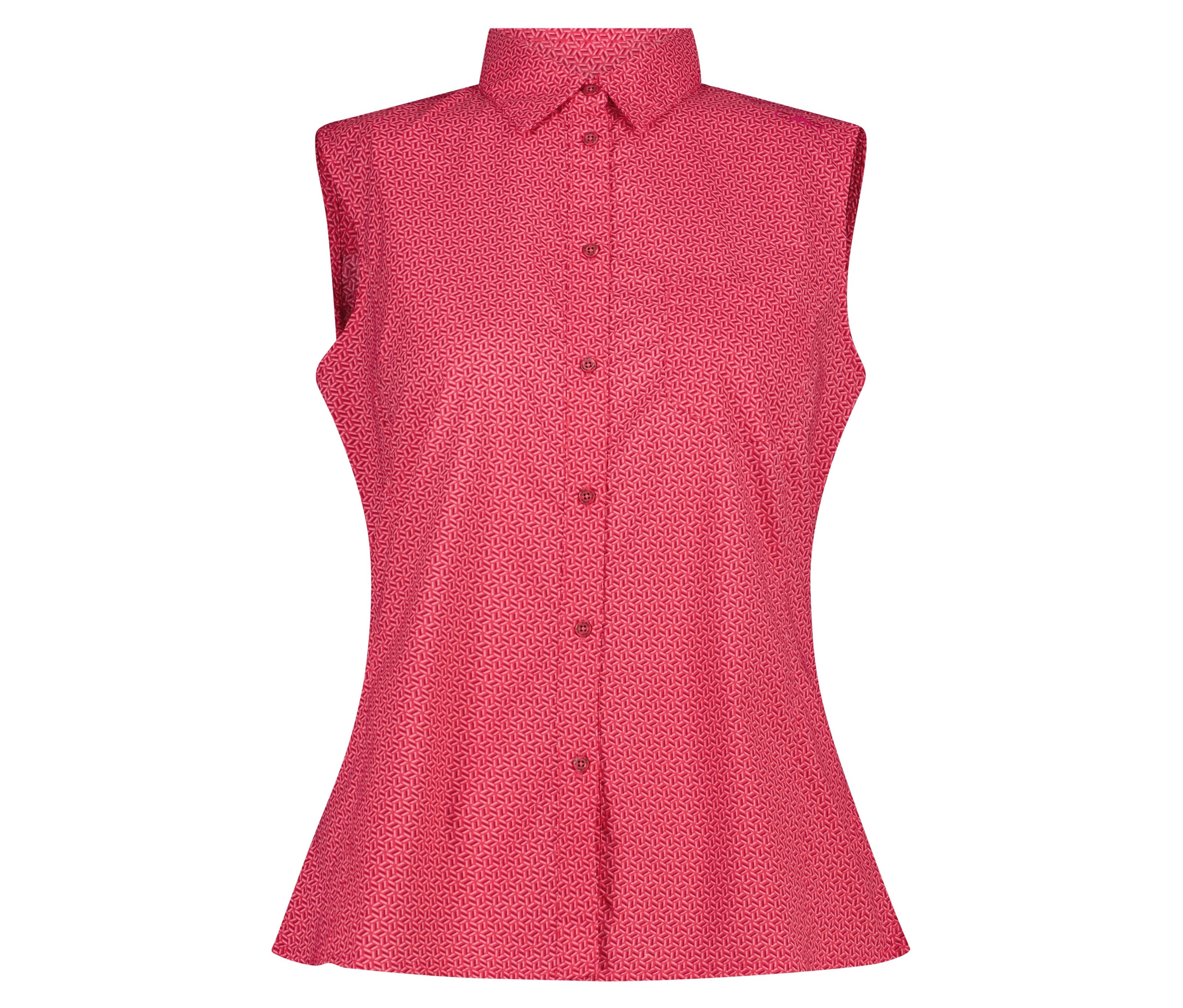 Koszula outdoorowa CMP- czerwony/różowy/z nadrukiem