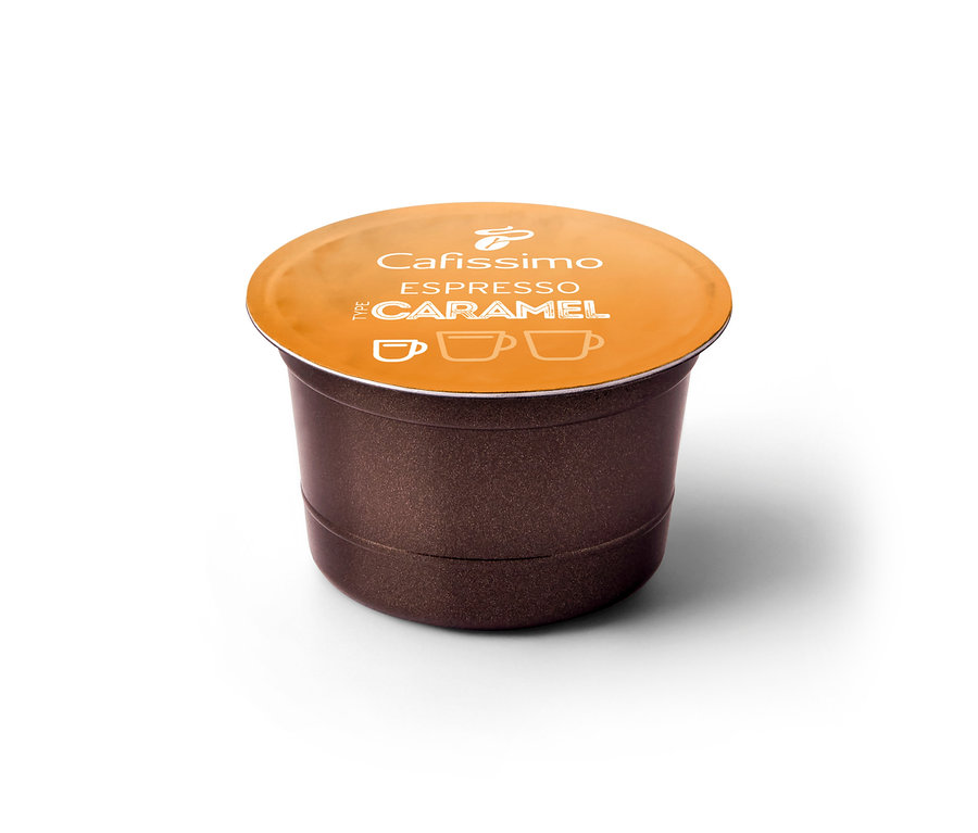 Kapsułka kawy Cafissimo Flavoured Edition: Espresso Caramel.