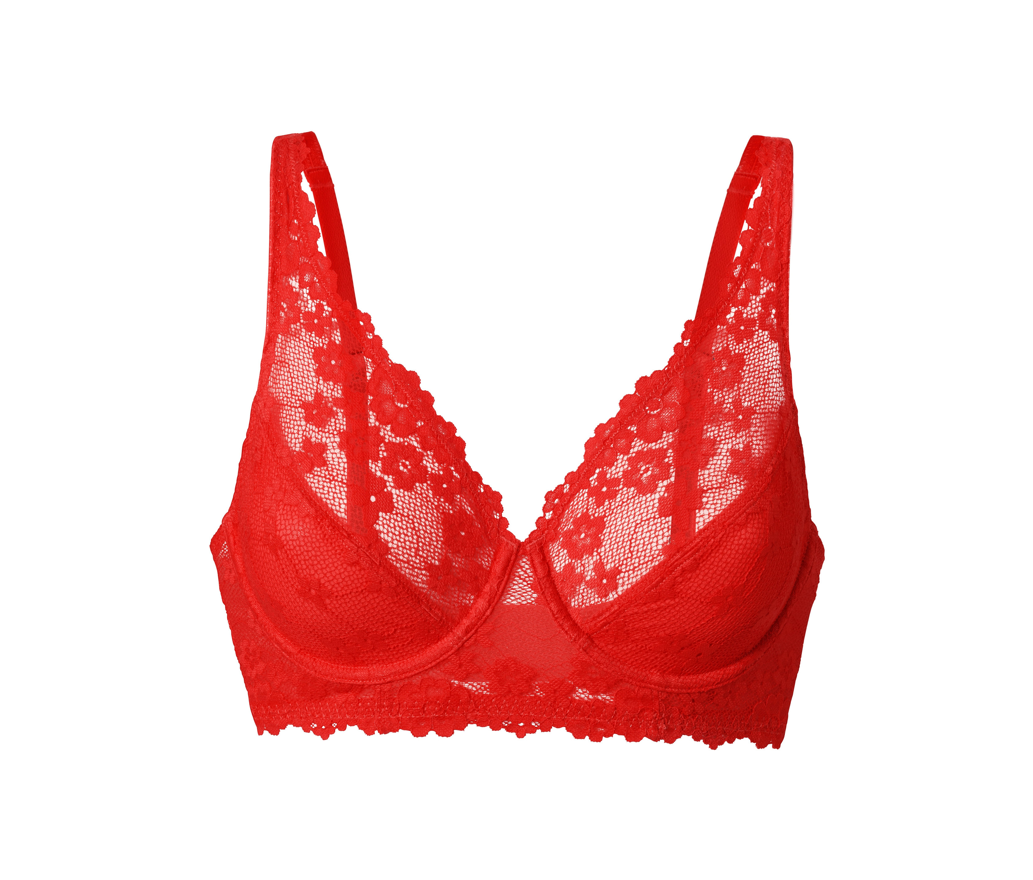 Tchibo - Biustonosz na fiszbinach- pomarańczowy