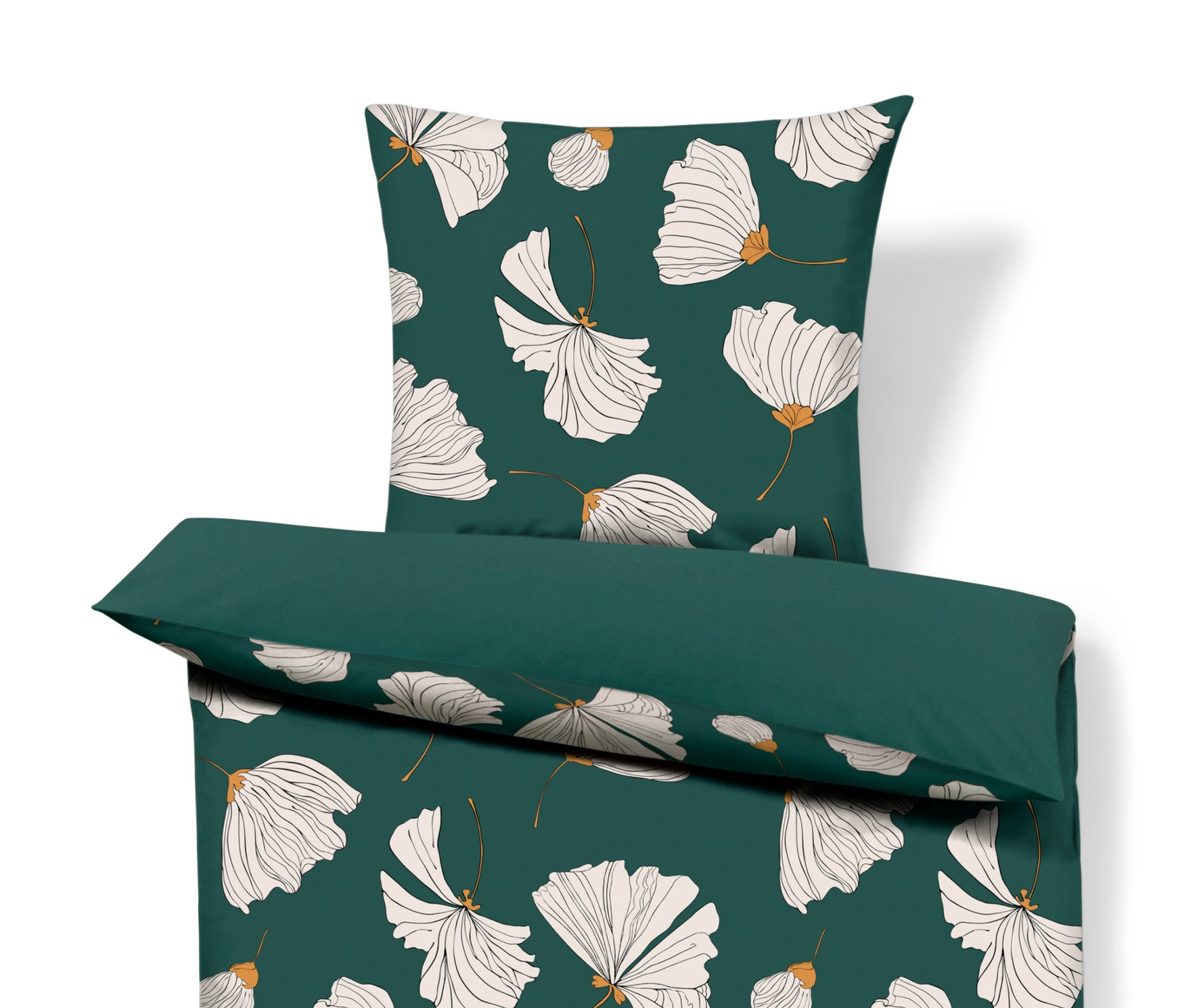 Tchibo - Pościel z zimowego dżerseju - kolor: zielony