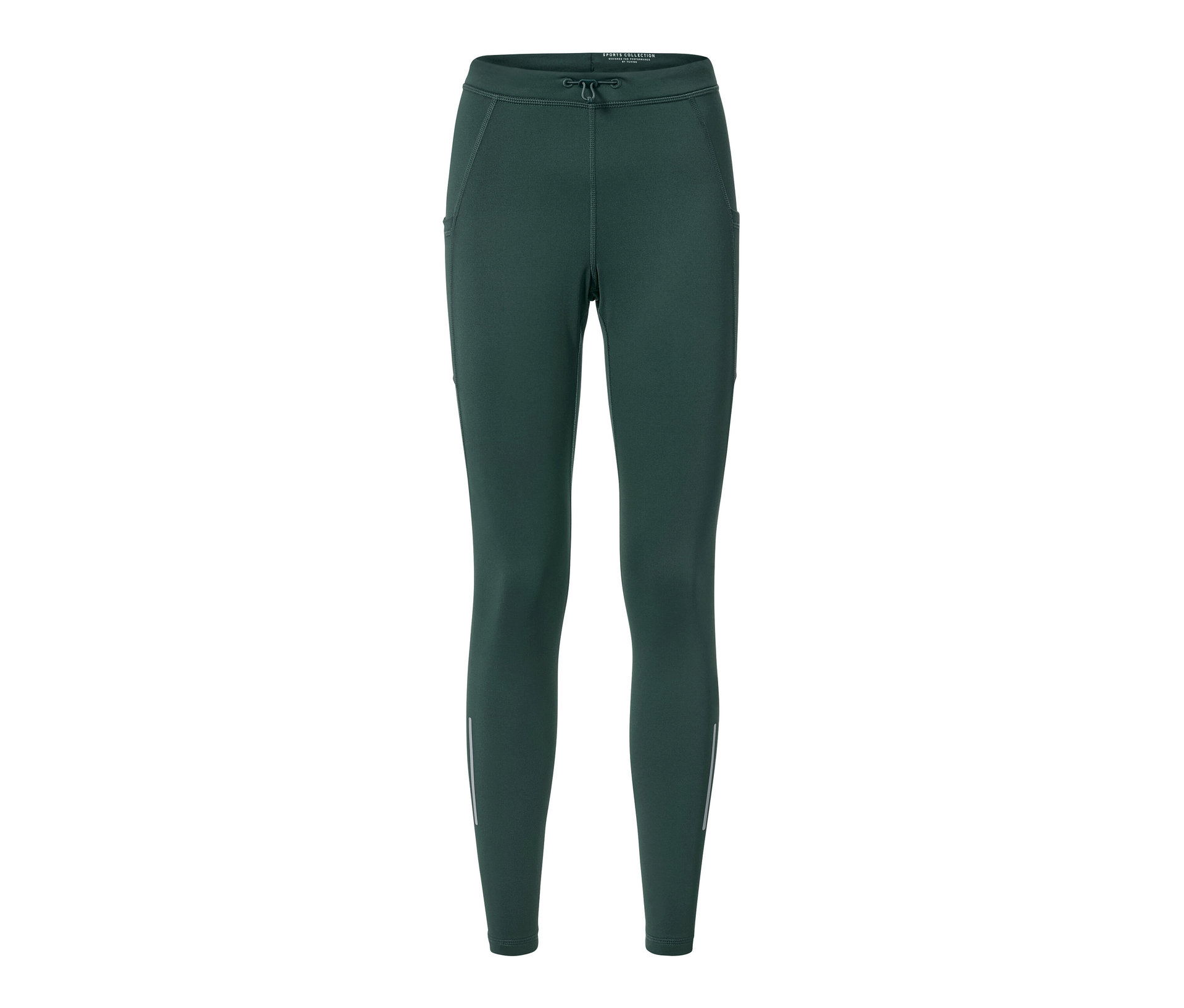 Tchibo - Termoaktywne legginsy do biegania- zielony