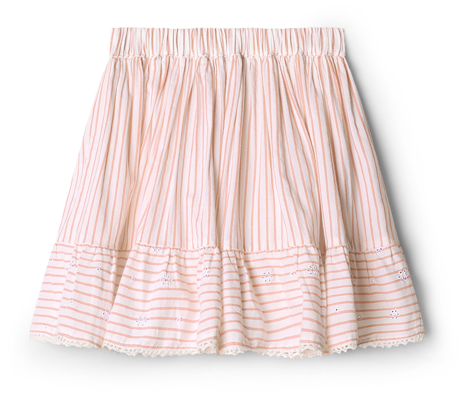 Tchibo - Spódnica z tkaniny- biały/różowy