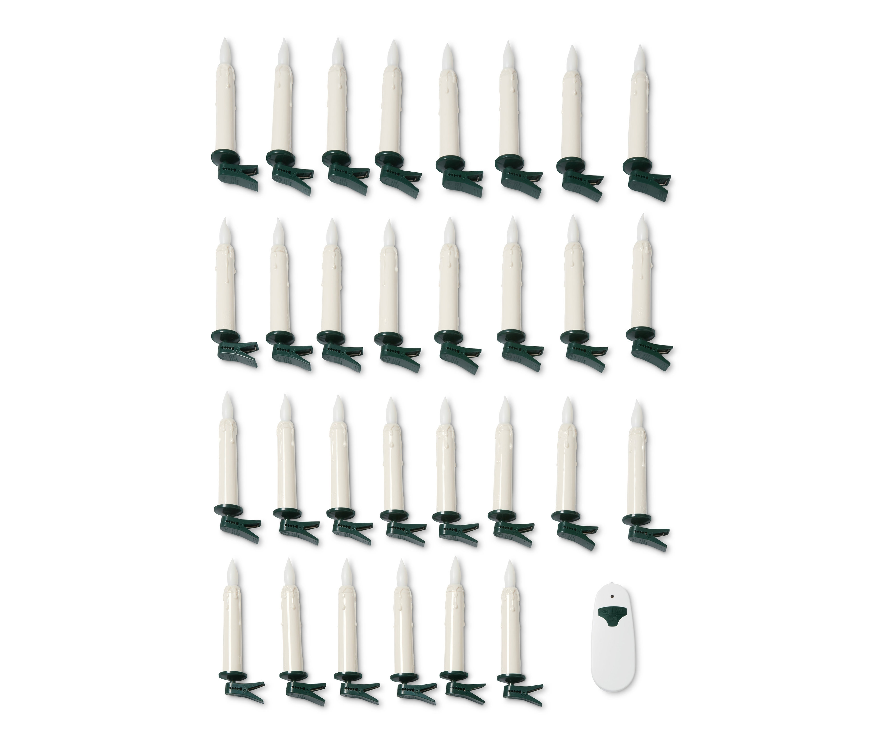 Tchibo - Świece LED na choinkę - kolor: biały