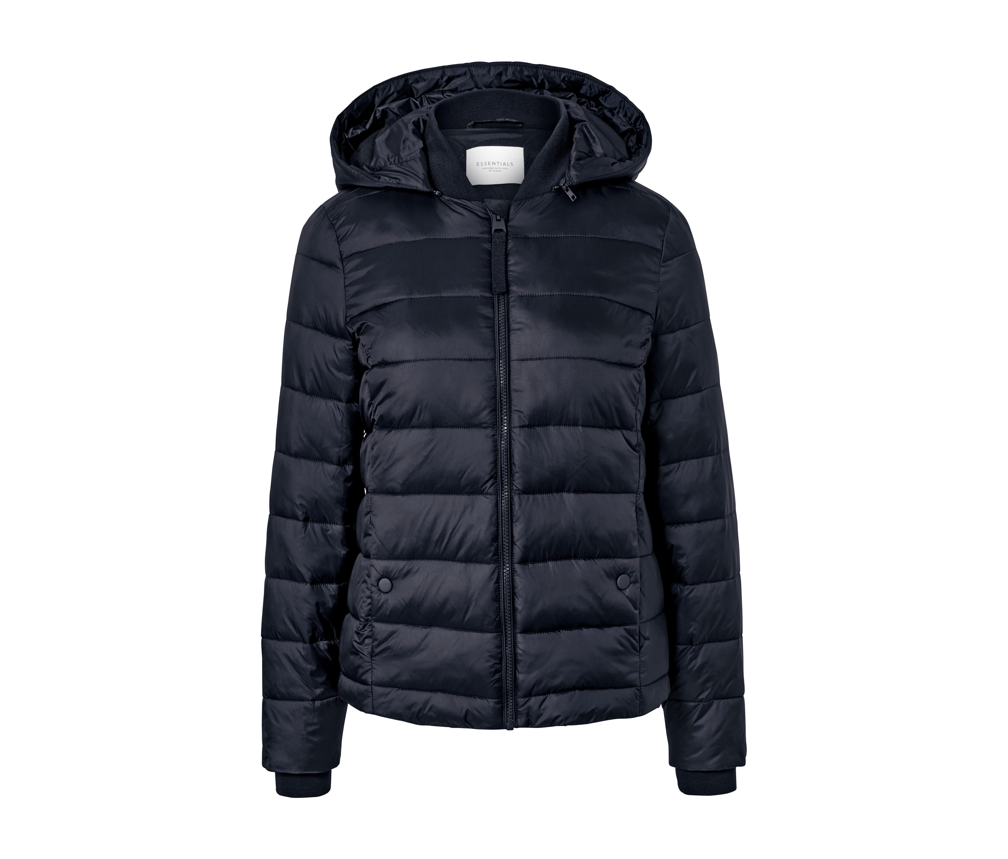 Tchibo - Kurtka pikowana z kapturem- niebieski