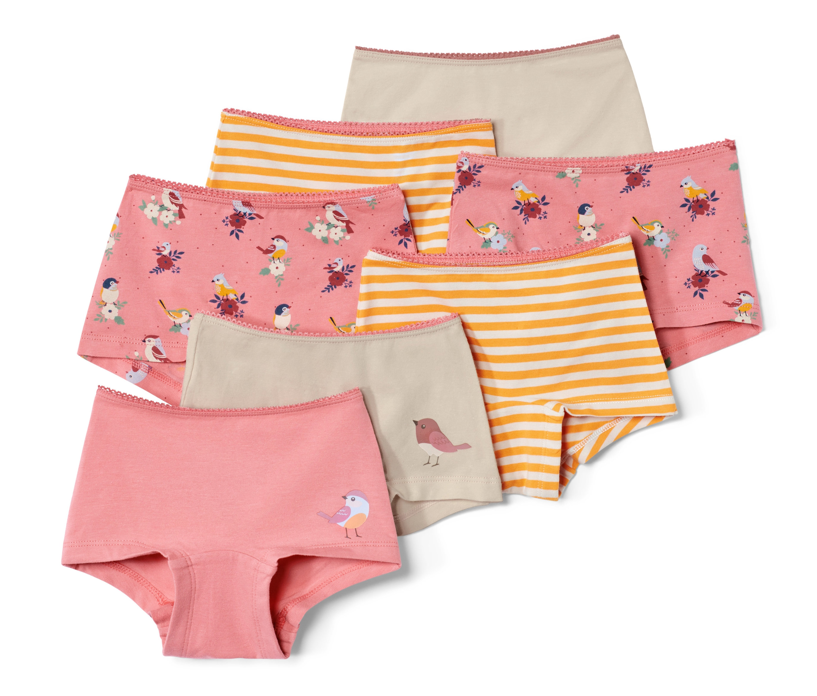 Tchibo - Figi dziewczęce- żółty/różowy