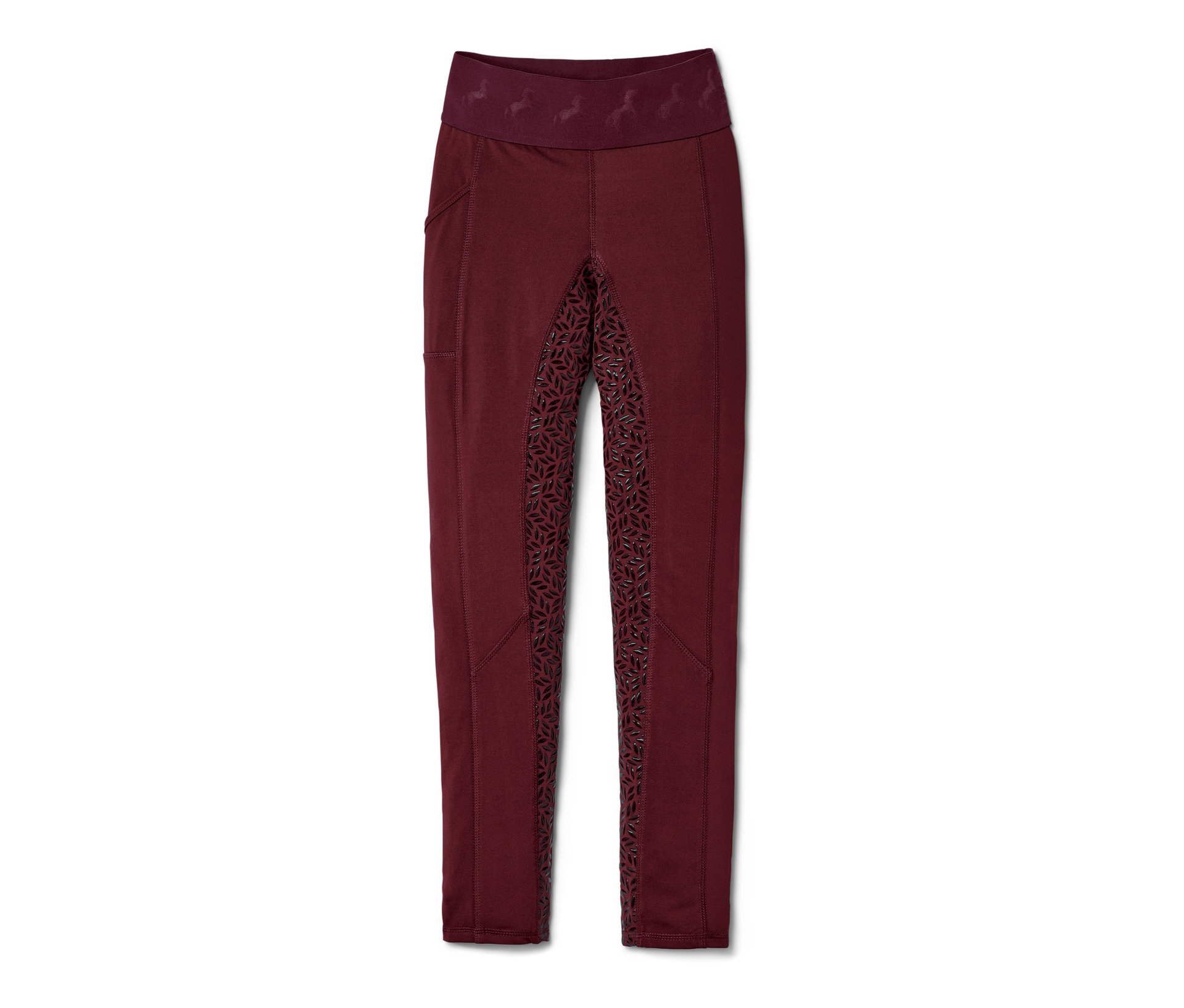 Tchibo - Dziecięce legginsy jeździeckie z pełnym lejem - kobieta- czerwony