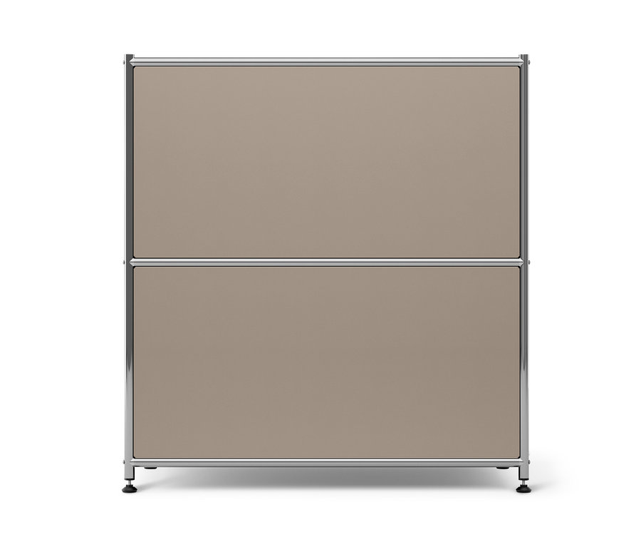 Metalowa szafka typu sideboard „CN3” z 2 klapami.