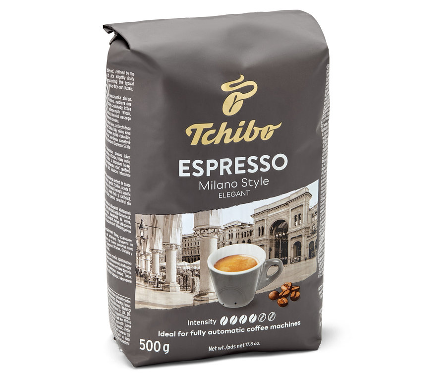 Opakowanie kawy ziarnistej Espresso Milano Style, 500 g.